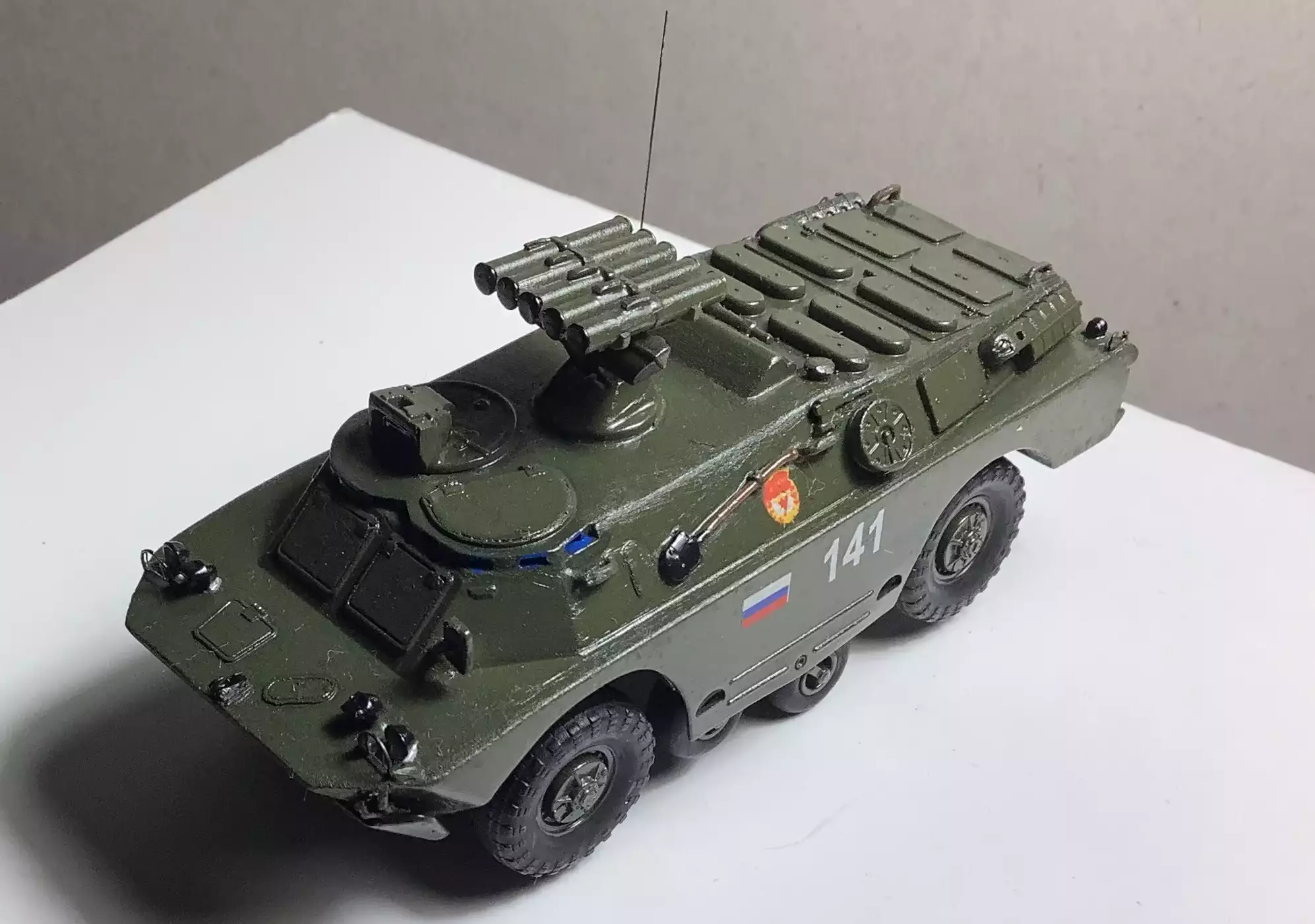 Сборная модель лесовоз с прицепом-роспуском 43204-10