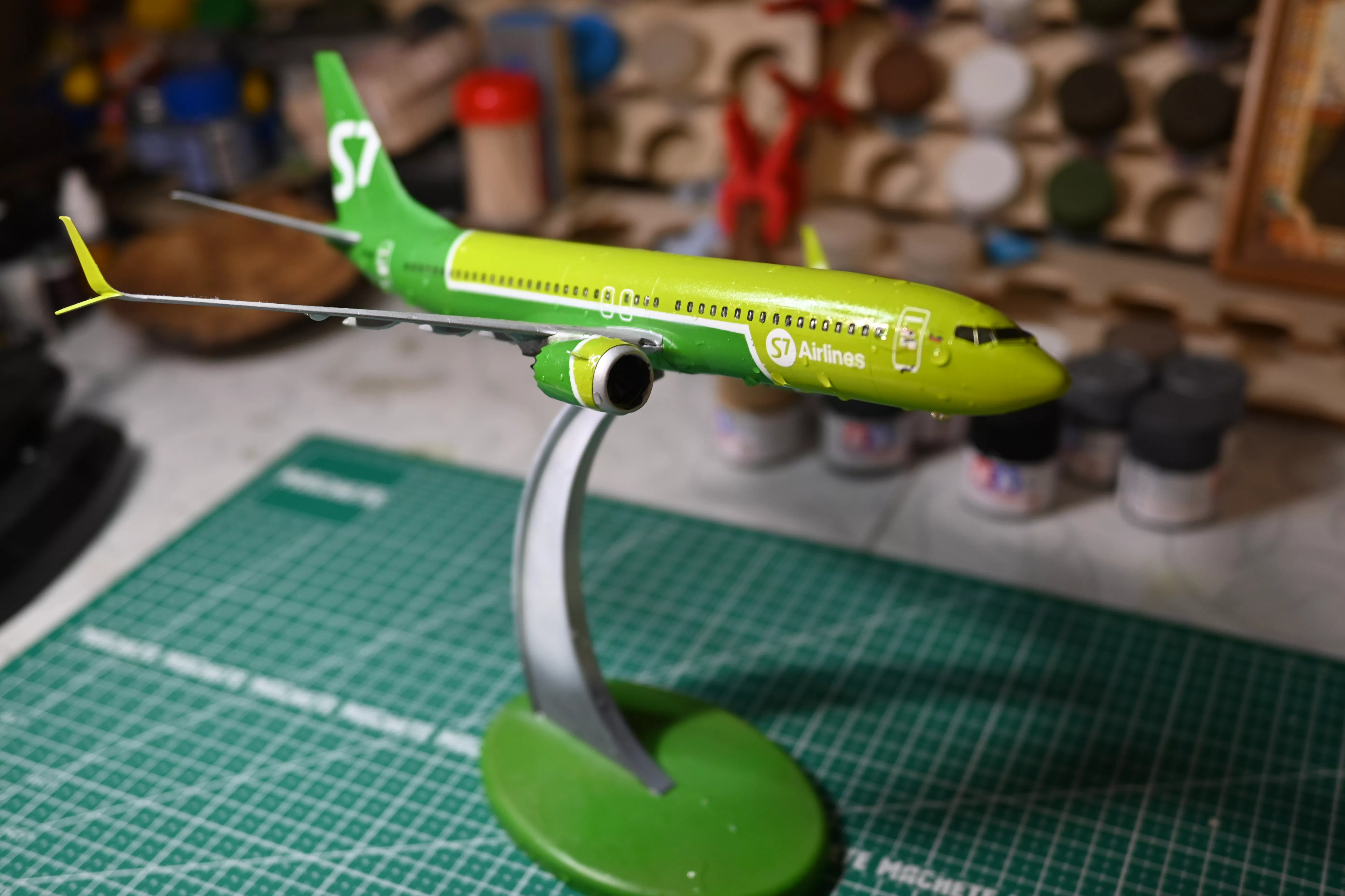 Декаль на самолет Boeing 737-800 S7 Airlines new colors 2017