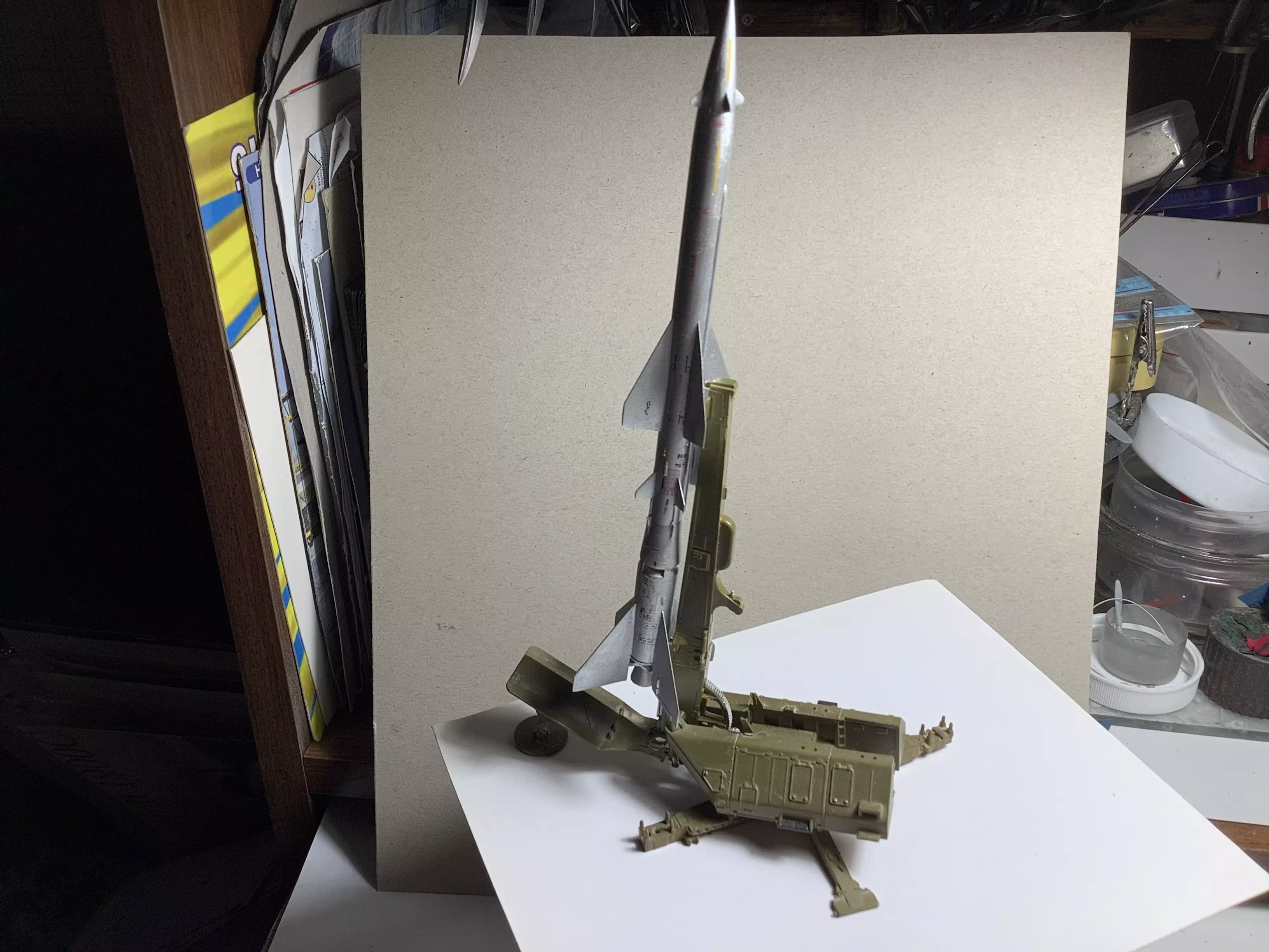 Сборная модель лесовоз с прицепом-роспуском 43204-10