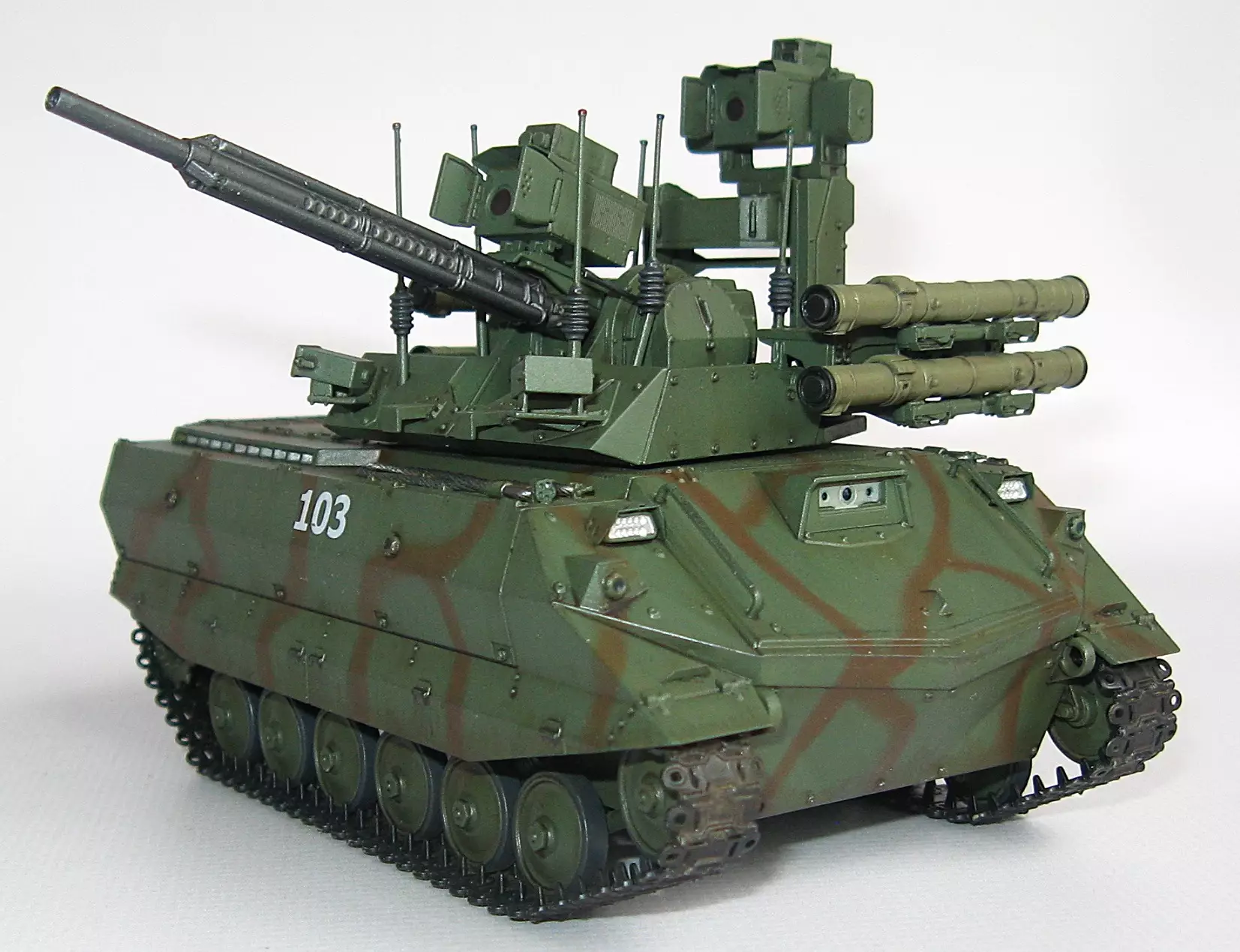 Сборная модель лесовоз с прицепом-роспуском 43204-10