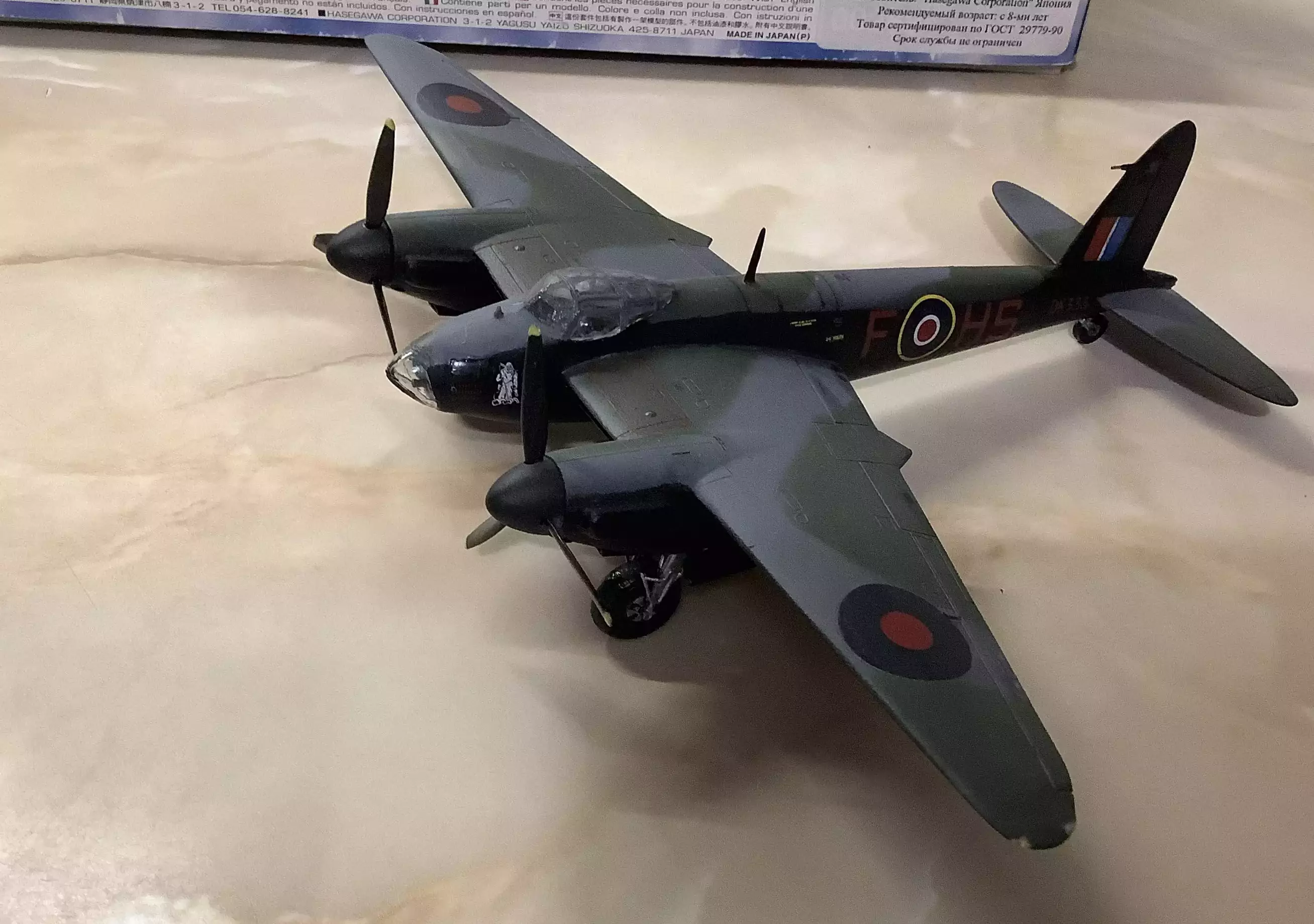 Сборная модель лесовоз с прицепом-роспуском 43204-10