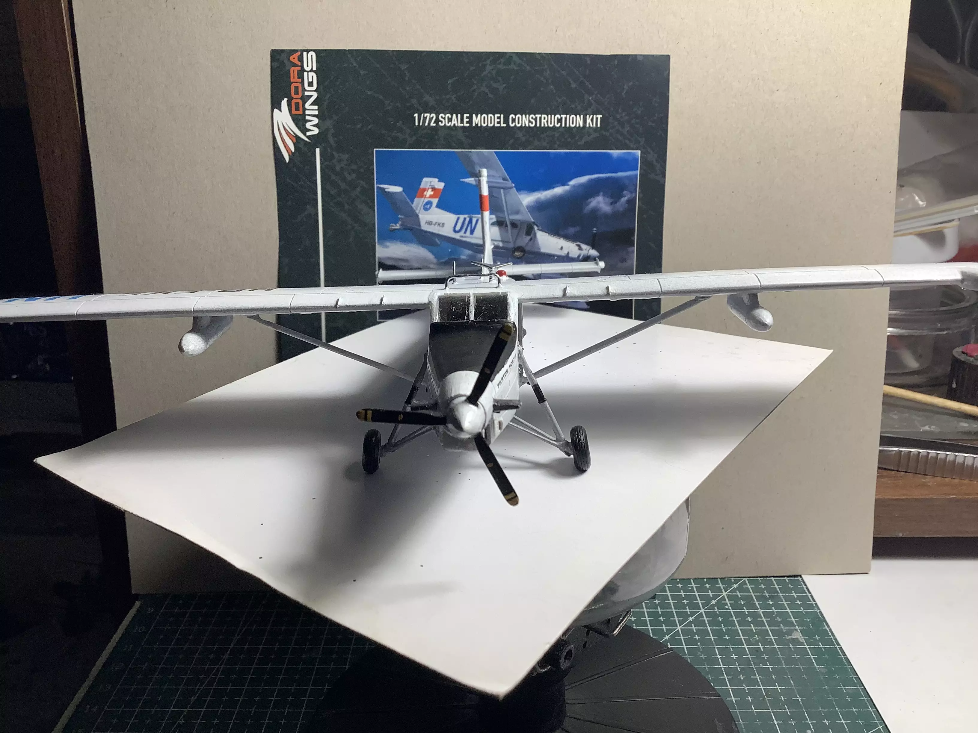 Сборная модель лесовоз с прицепом-роспуском 43204-10