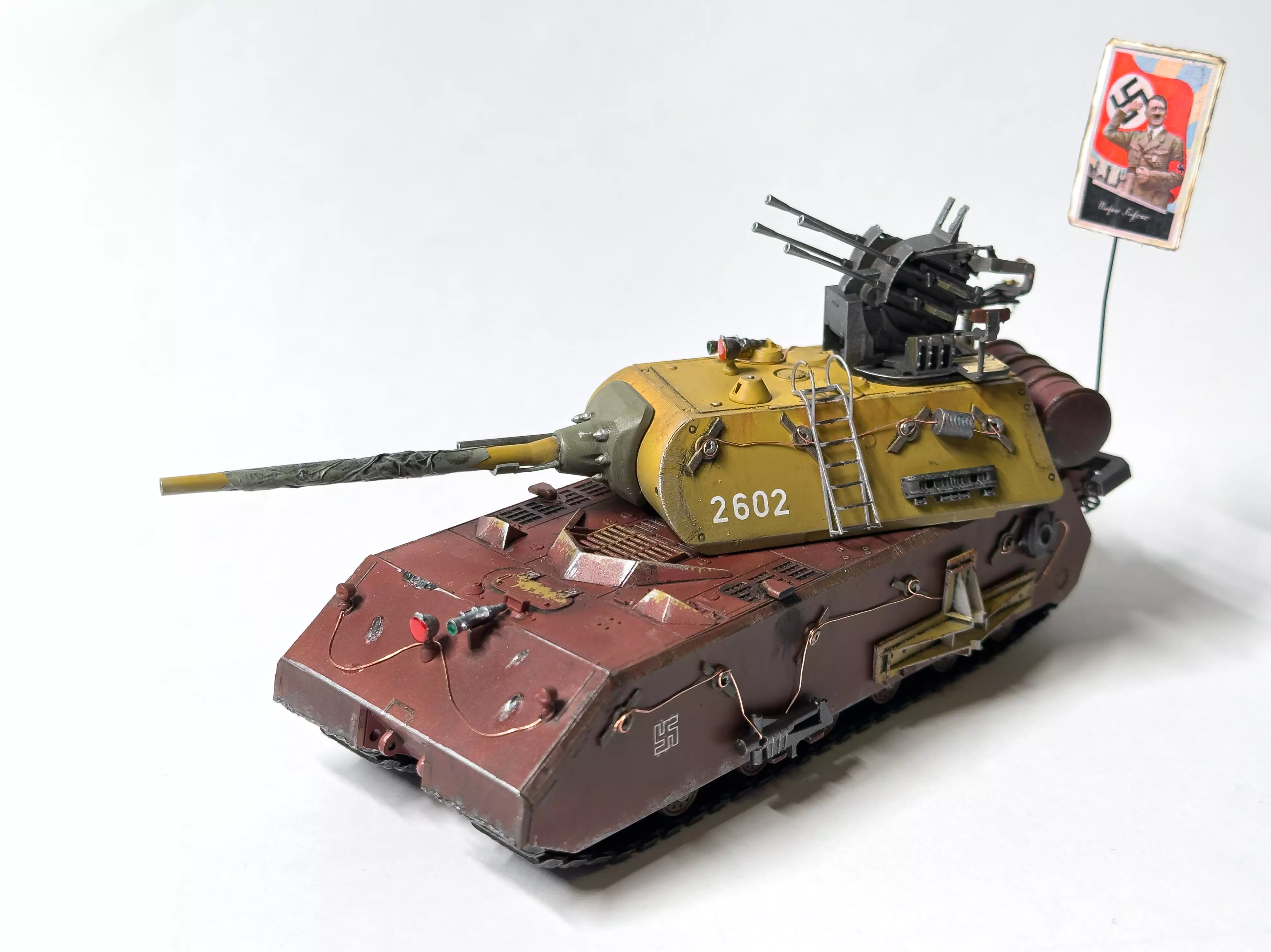 Сборная модель лесовоз с прицепом-роспуском 43204-10