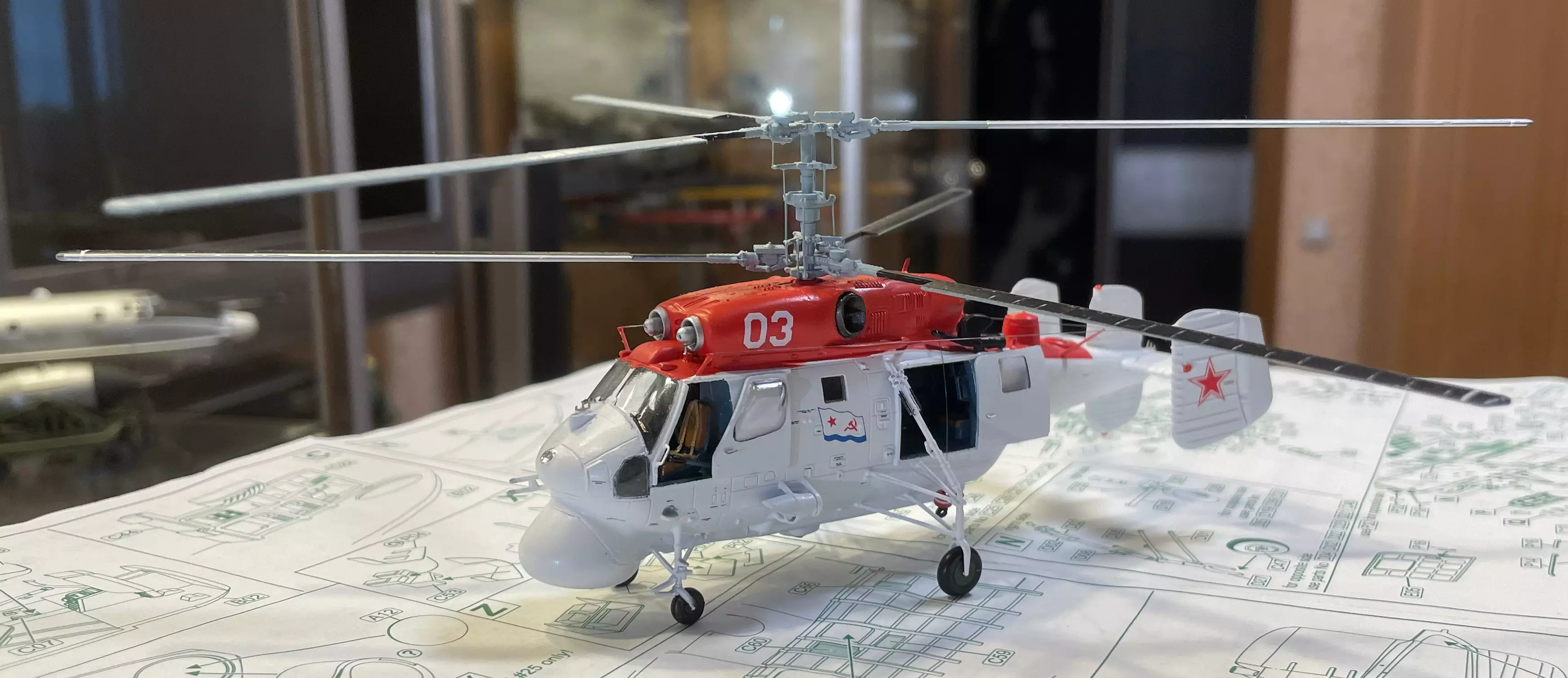 Сборная модель лесовоз с прицепом-роспуском 43204-10