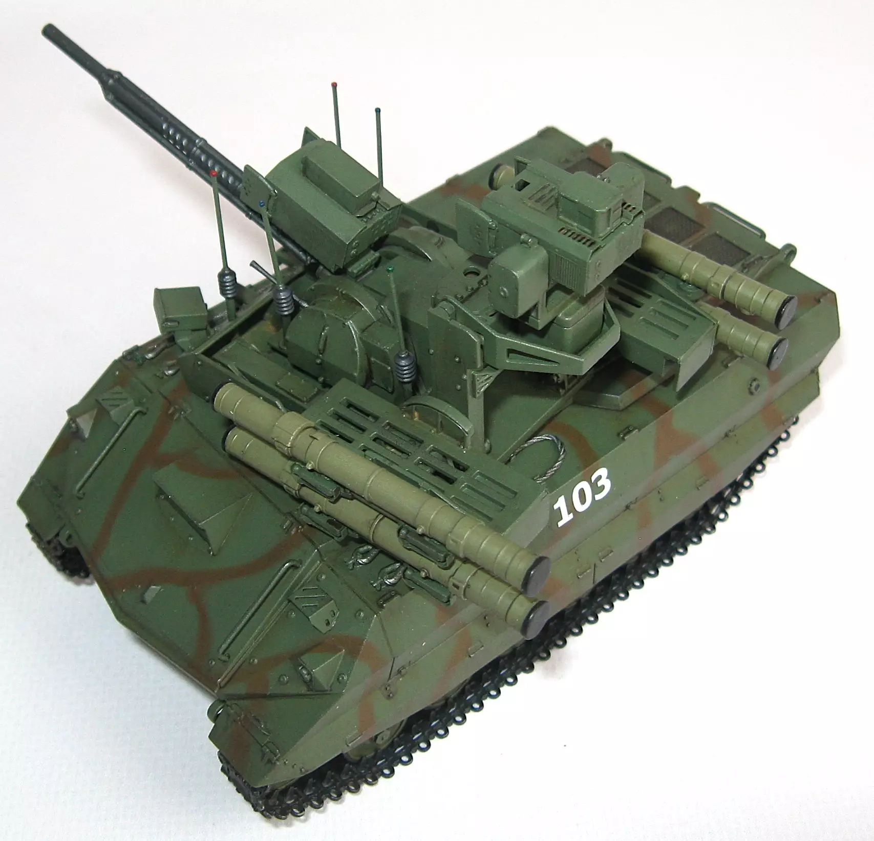 Сборная модель лесовоз с прицепом-роспуском 43204-10