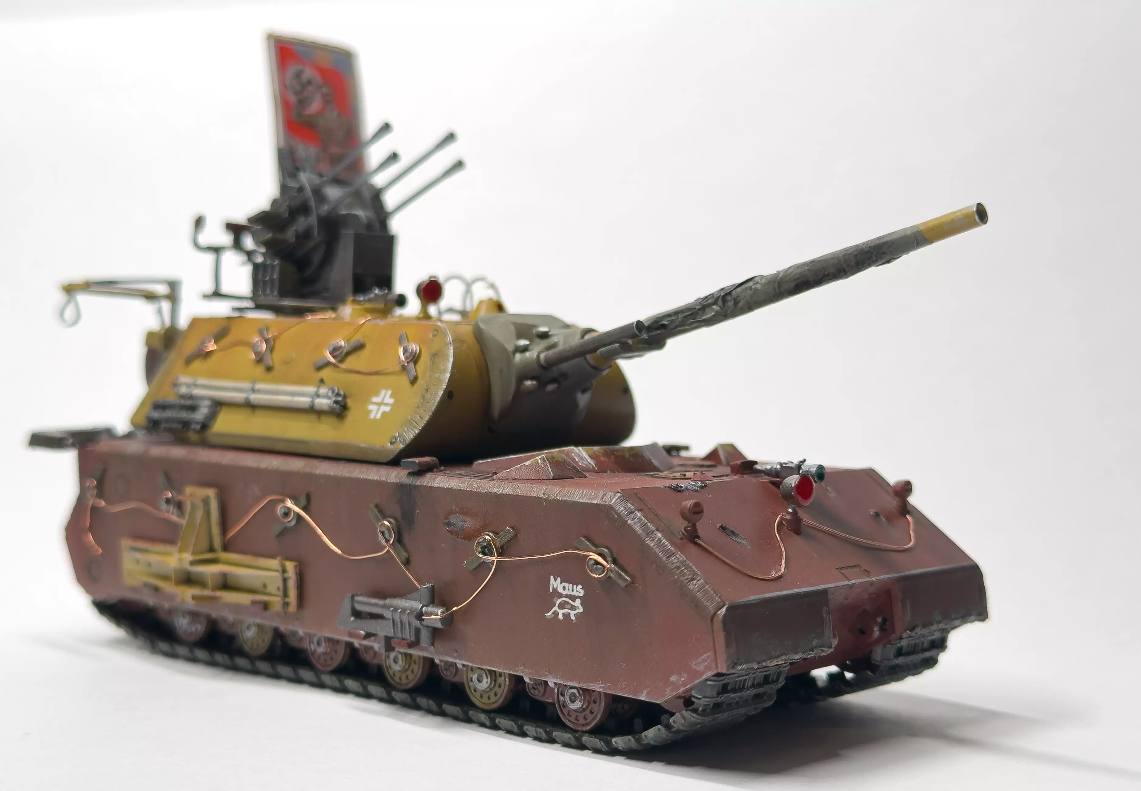 Сборная модель лесовоз с прицепом-роспуском 43204-10