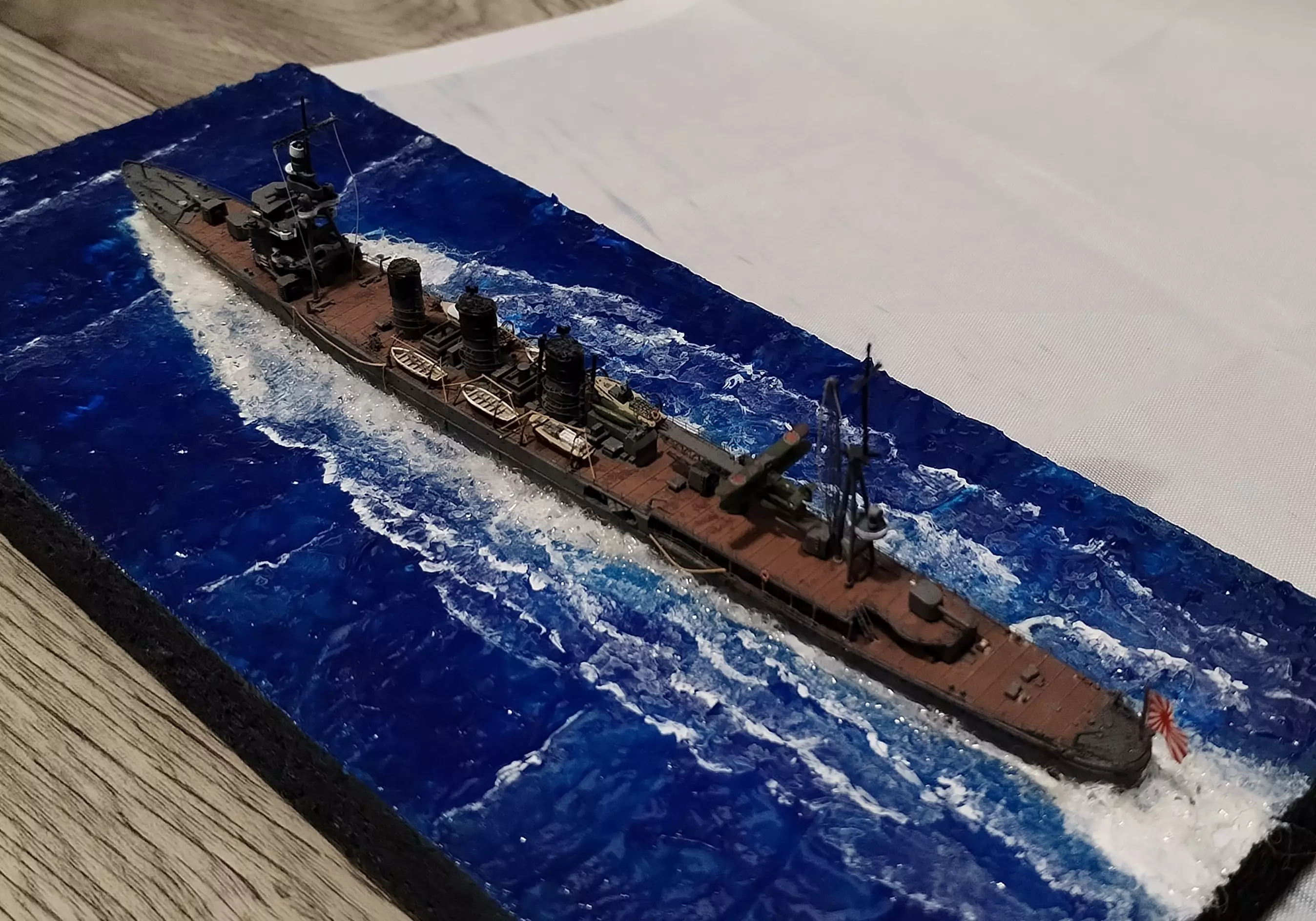 Сборная модель лесовоз с прицепом-роспуском 43204-10