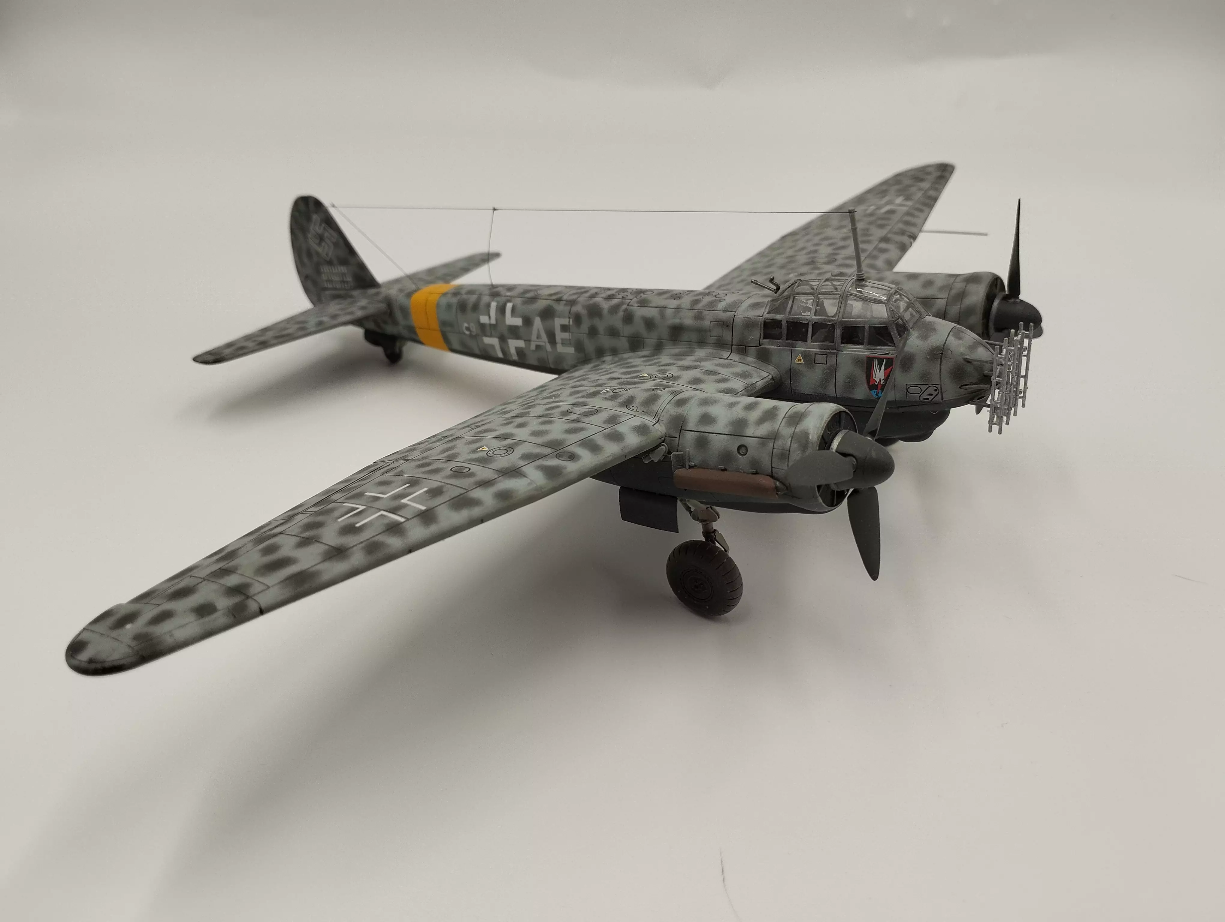 Сборная модель лесовоз с прицепом-роспуском 43204-10