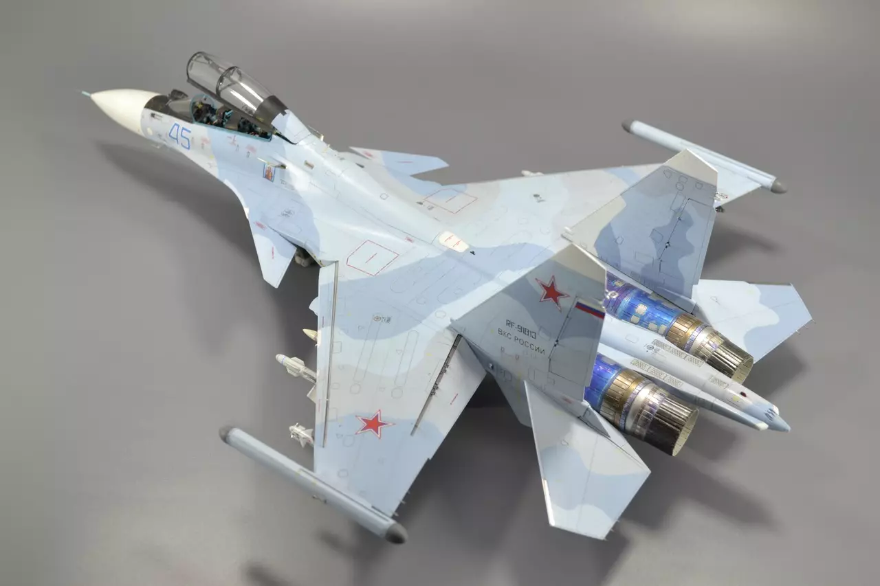 Сборная модель лесовоз с прицепом-роспуском 43204-10