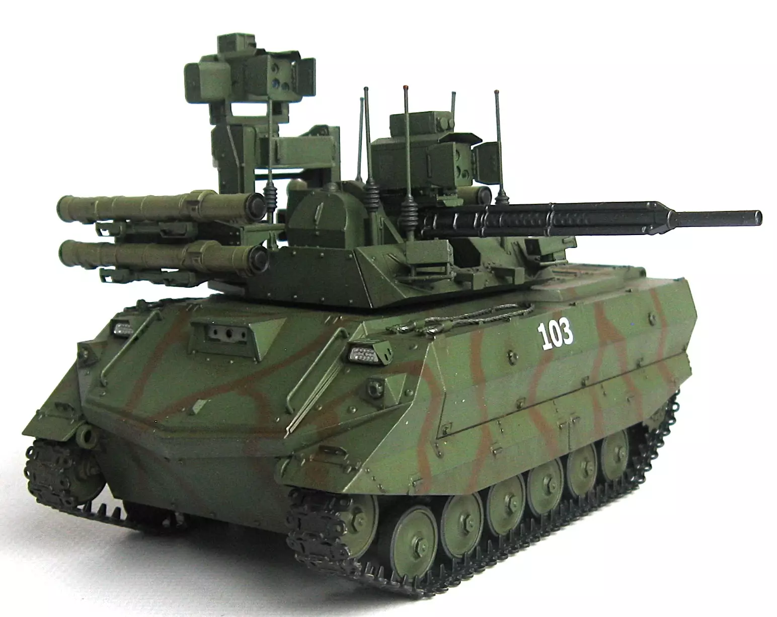 Сборная модель лесовоз с прицепом-роспуском 43204-10