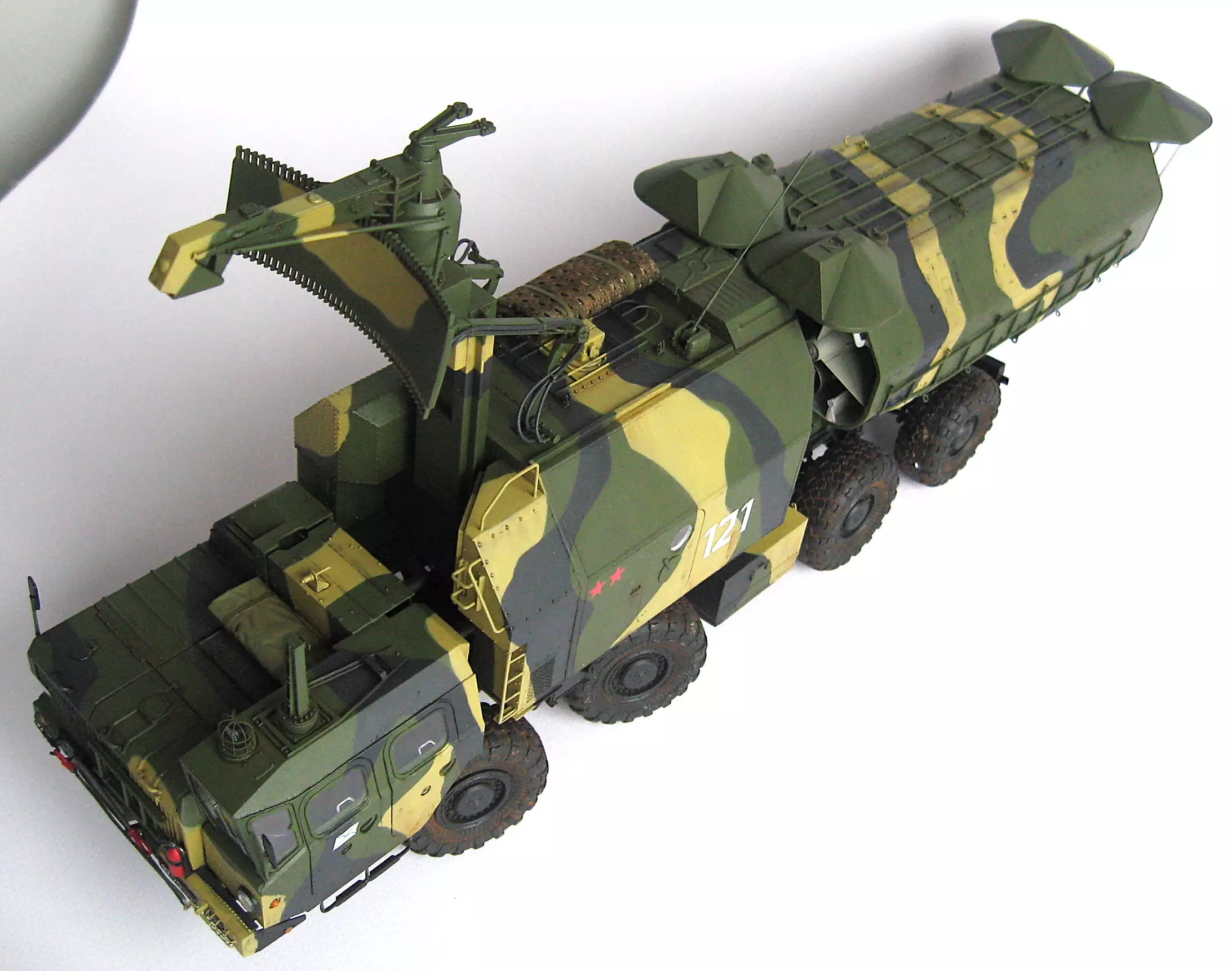 Сборная модель лесовоз с прицепом-роспуском 43204-10