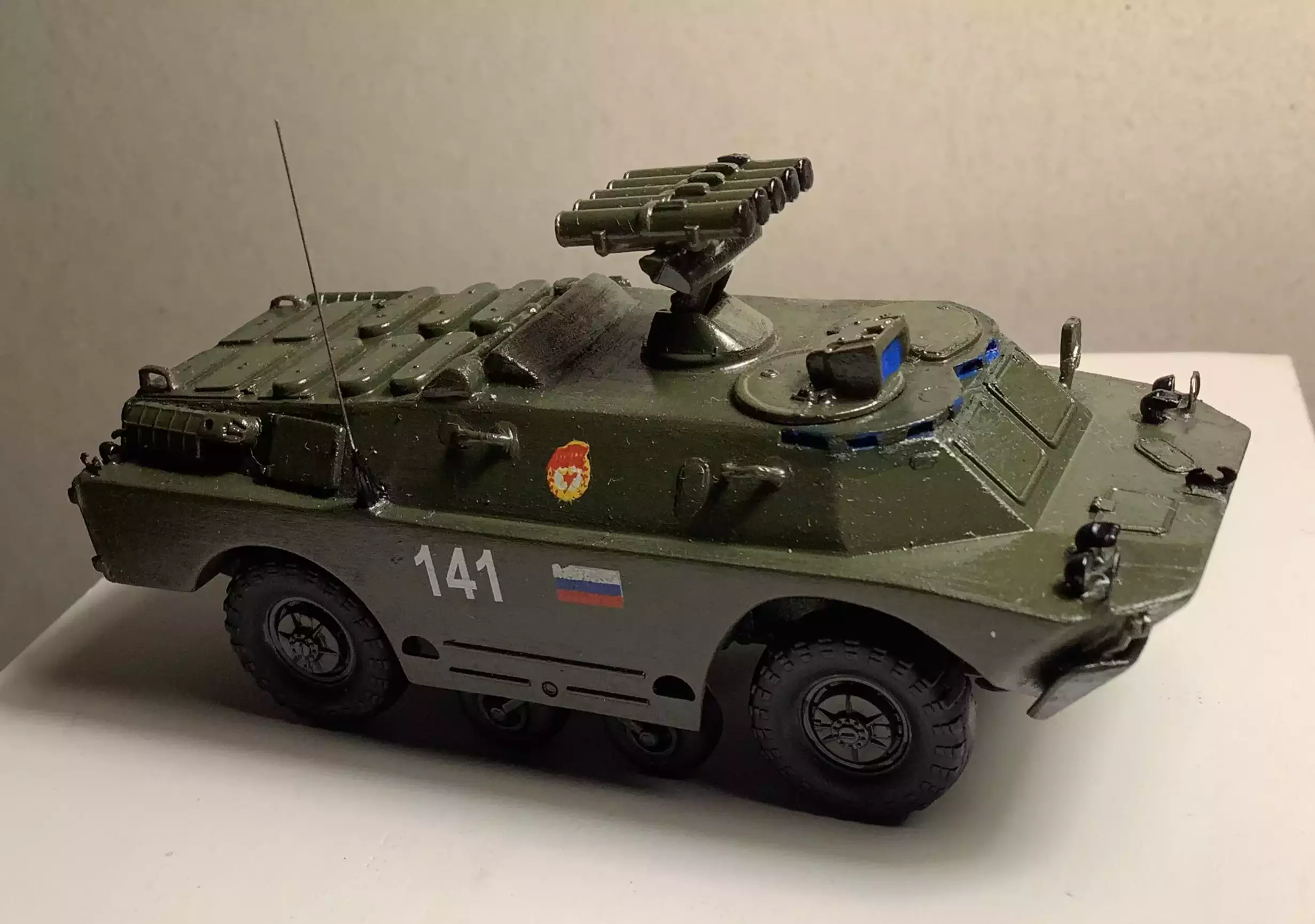 Сборная модель лесовоз с прицепом-роспуском 43204-10