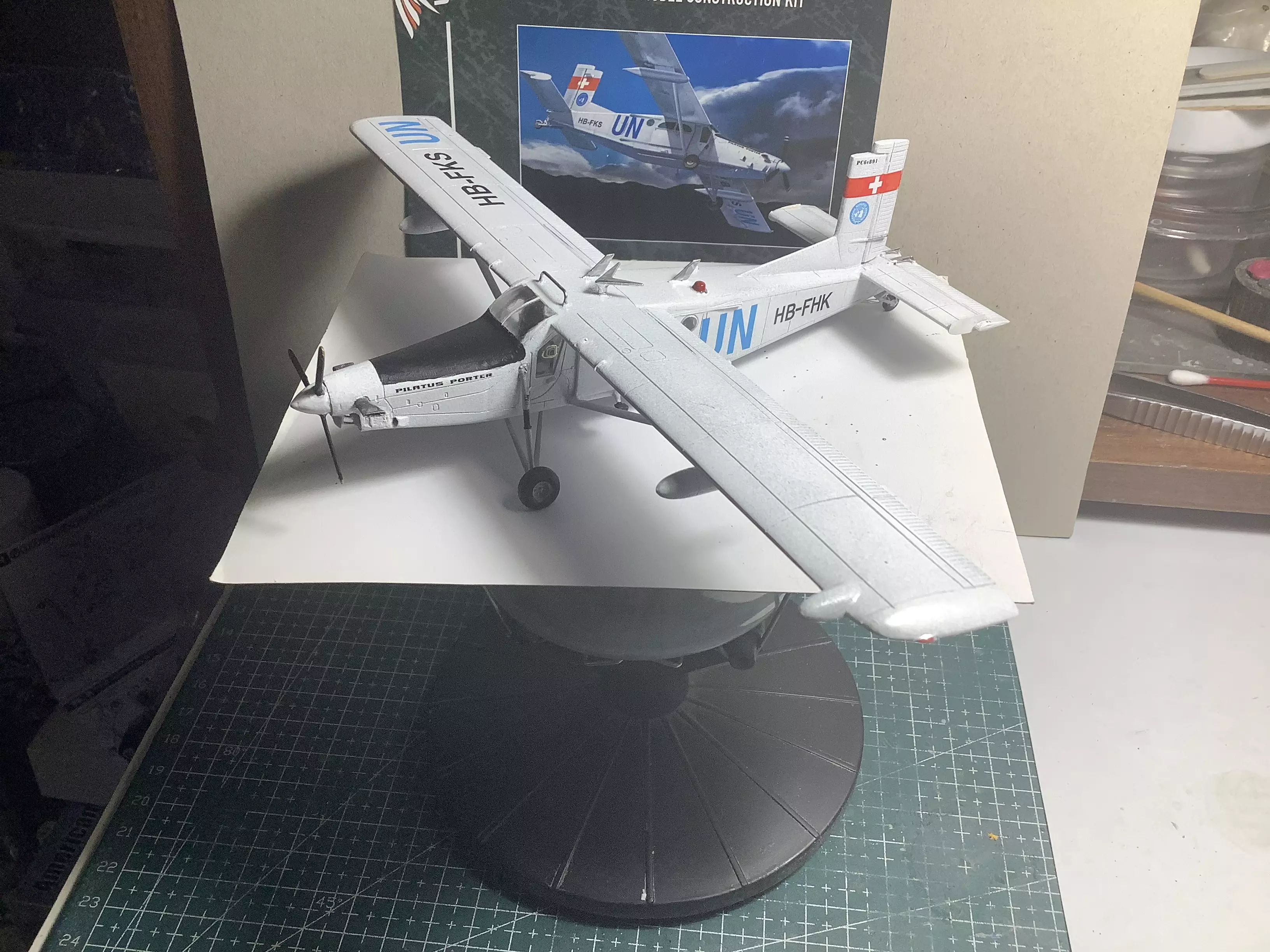 Сборная модель лесовоз с прицепом-роспуском 43204-10