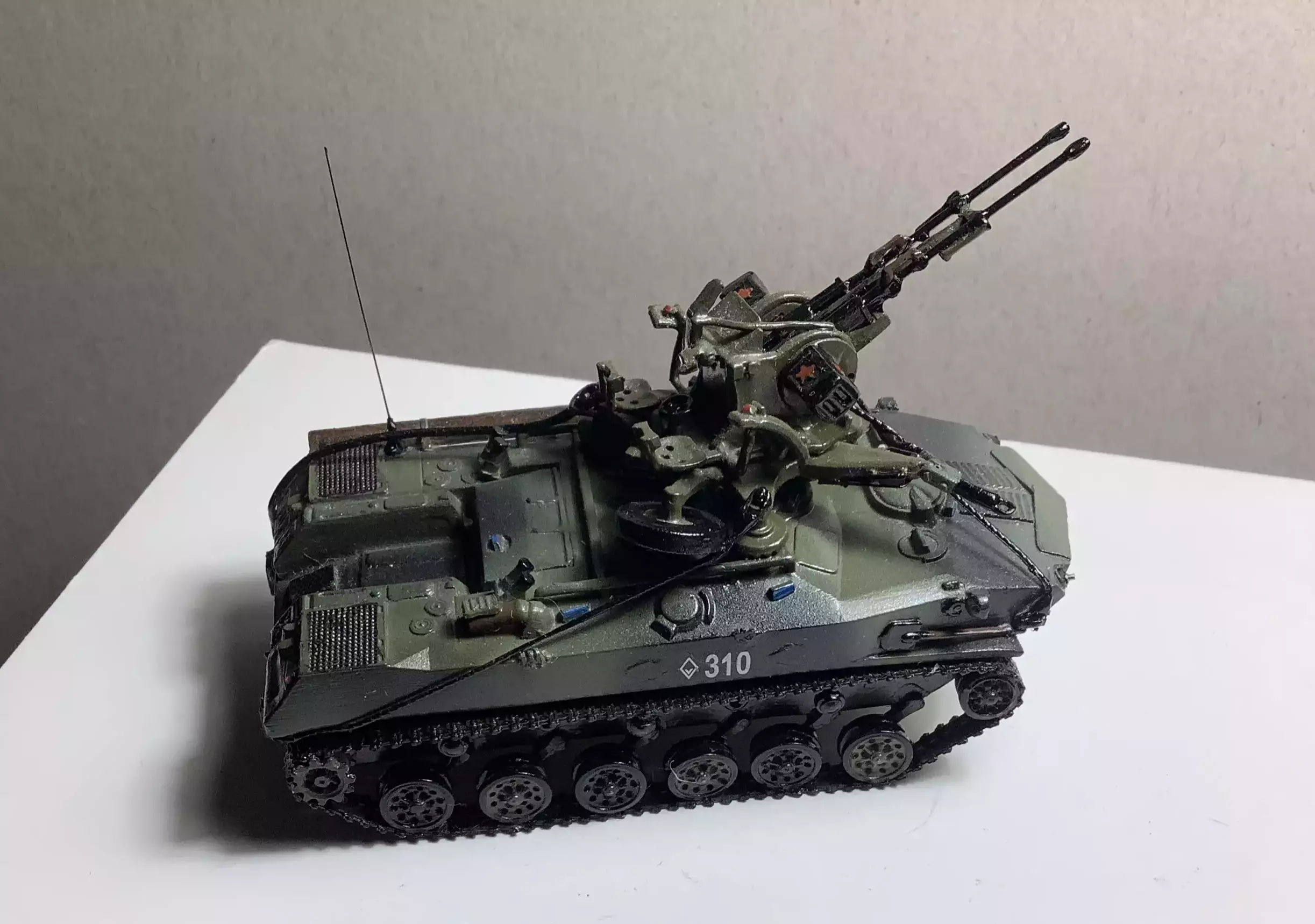 Сборная модель лесовоз с прицепом-роспуском 43204-10