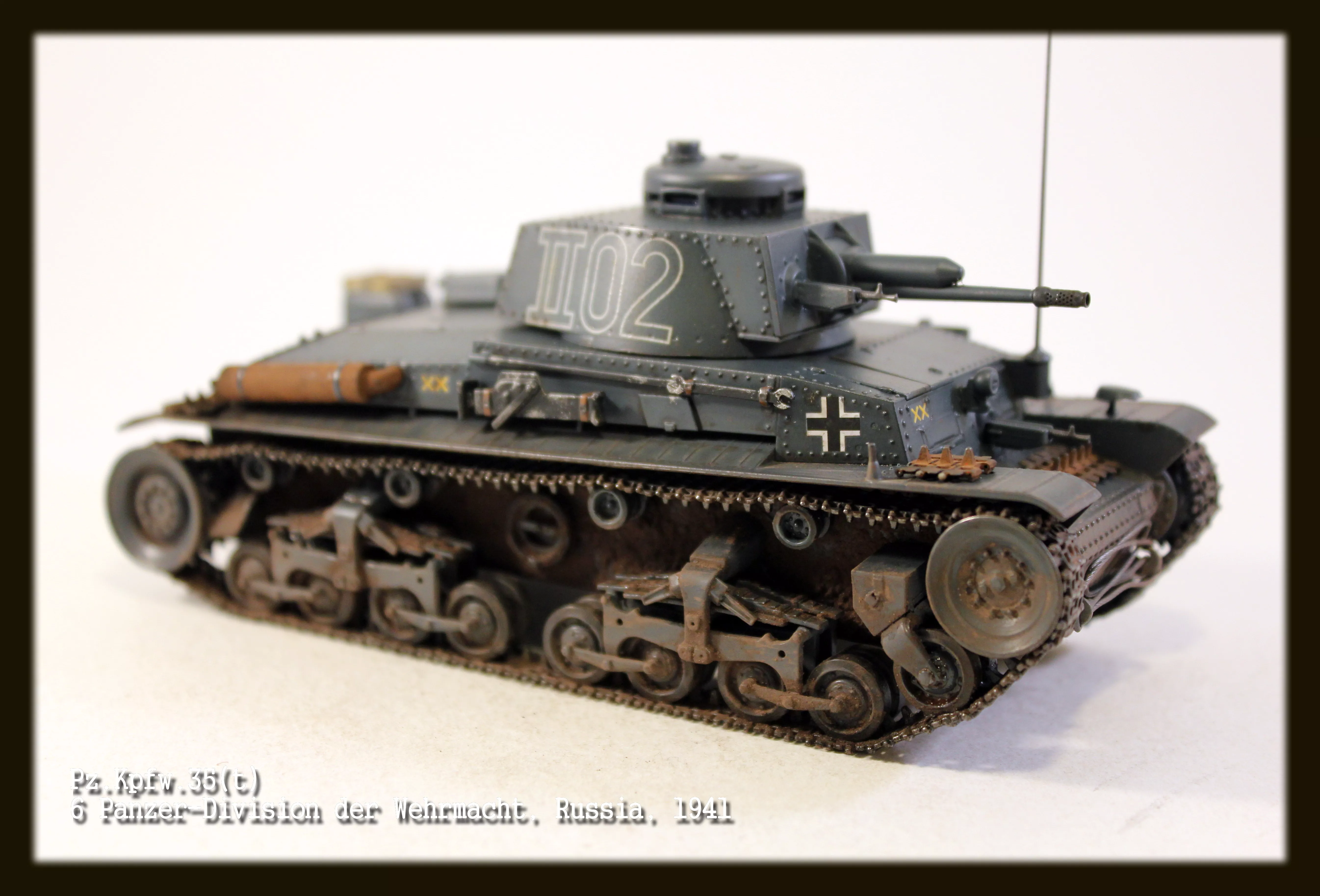 Танк германской армии Pz.Kpfw.35(t)