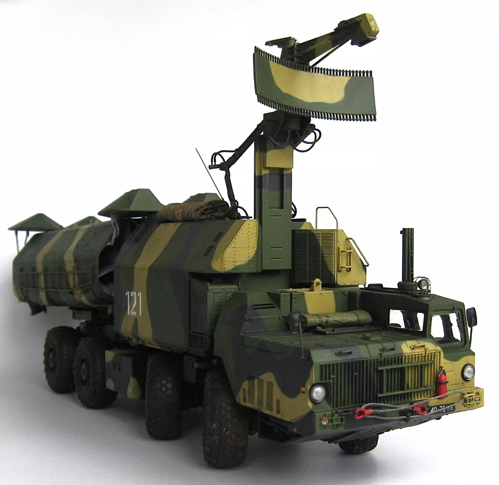 Сборная модель лесовоз с прицепом-роспуском 43204-10