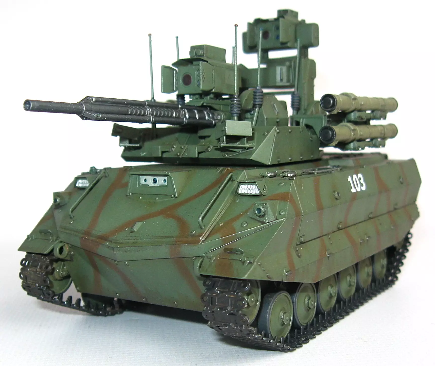 Сборная модель лесовоз с прицепом-роспуском 43204-10