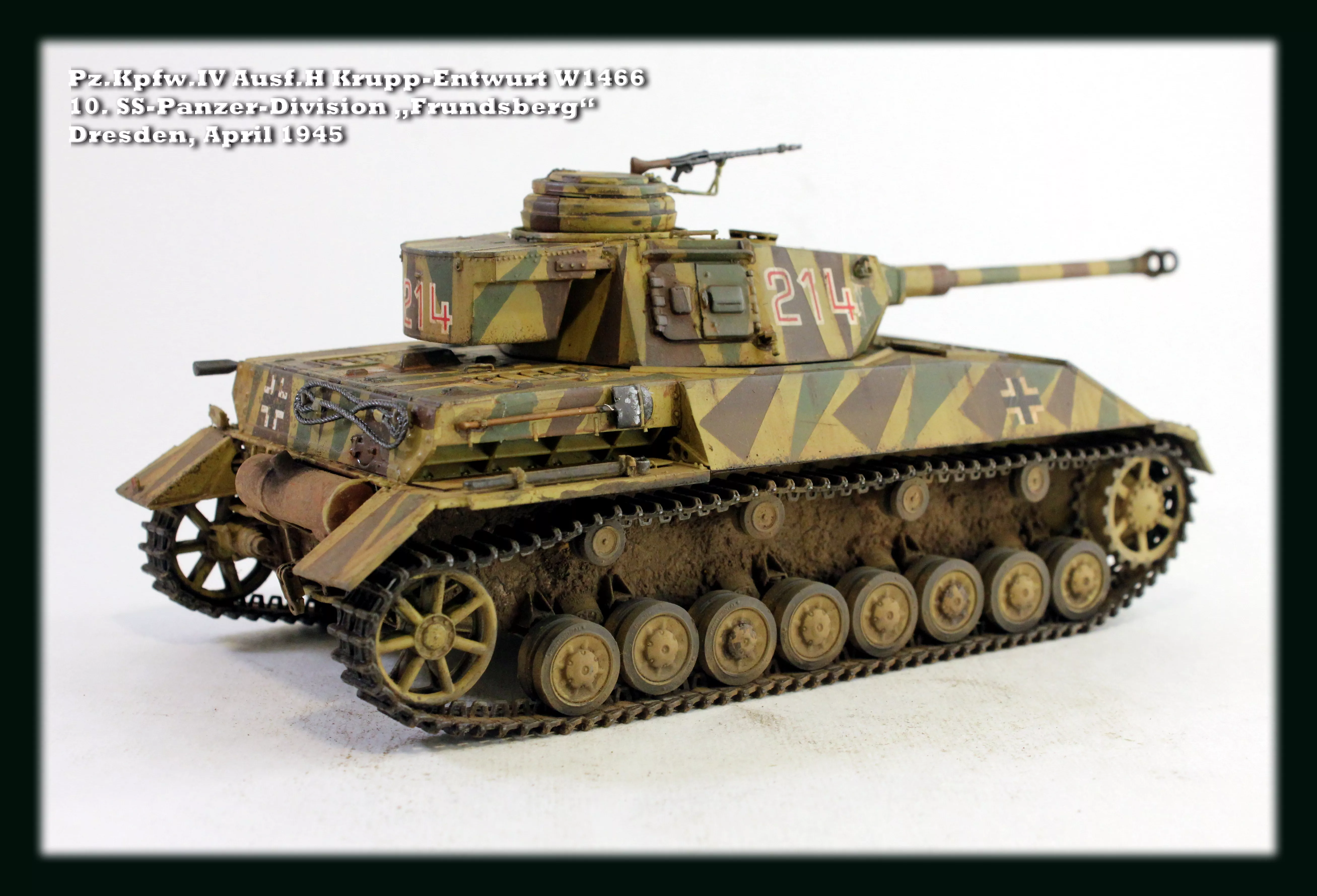 Panzer IV Ausf.H Krupp Entwurf W1466