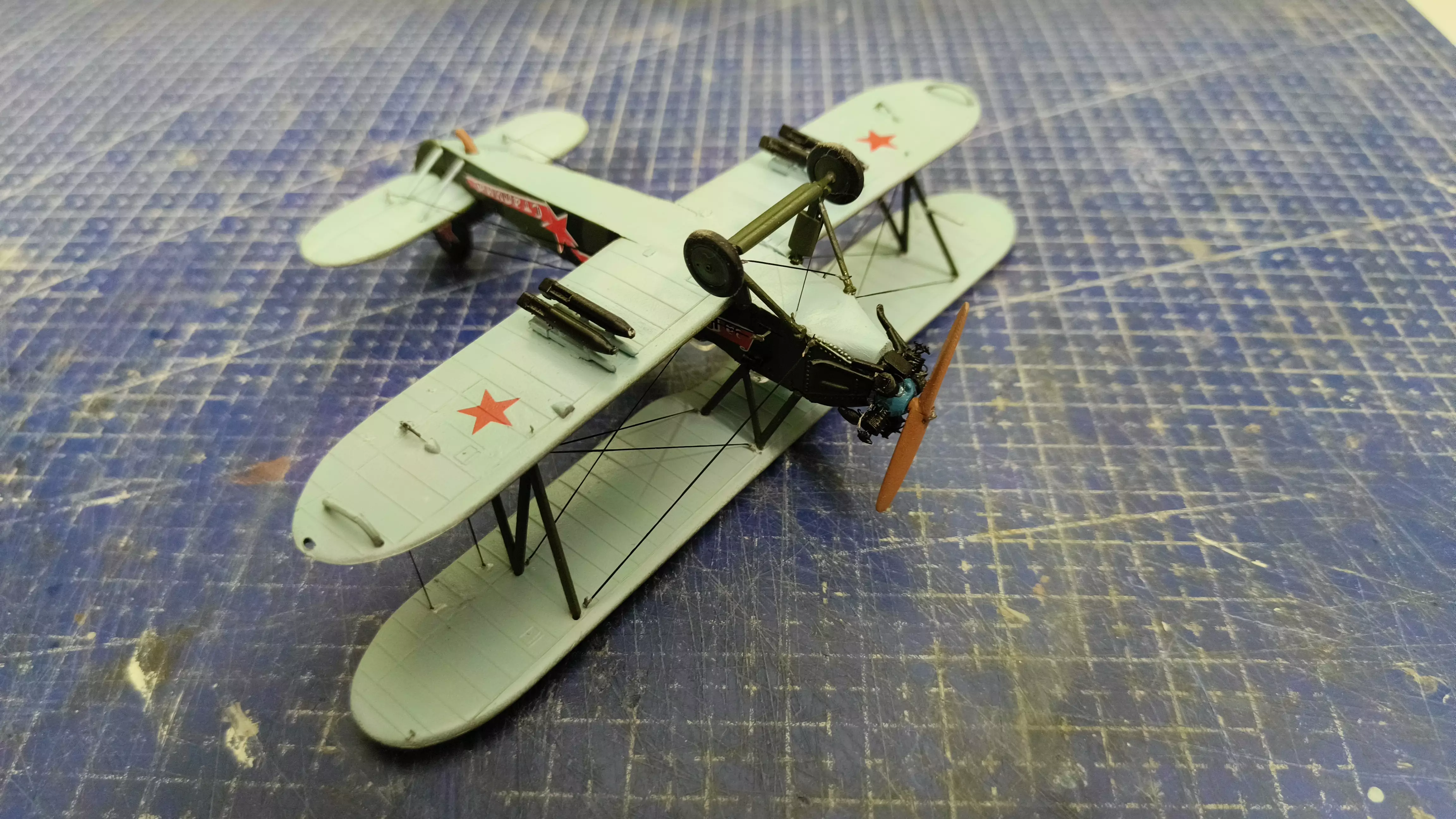 Сборная модель лесовоз с прицепом-роспуском 43204-10