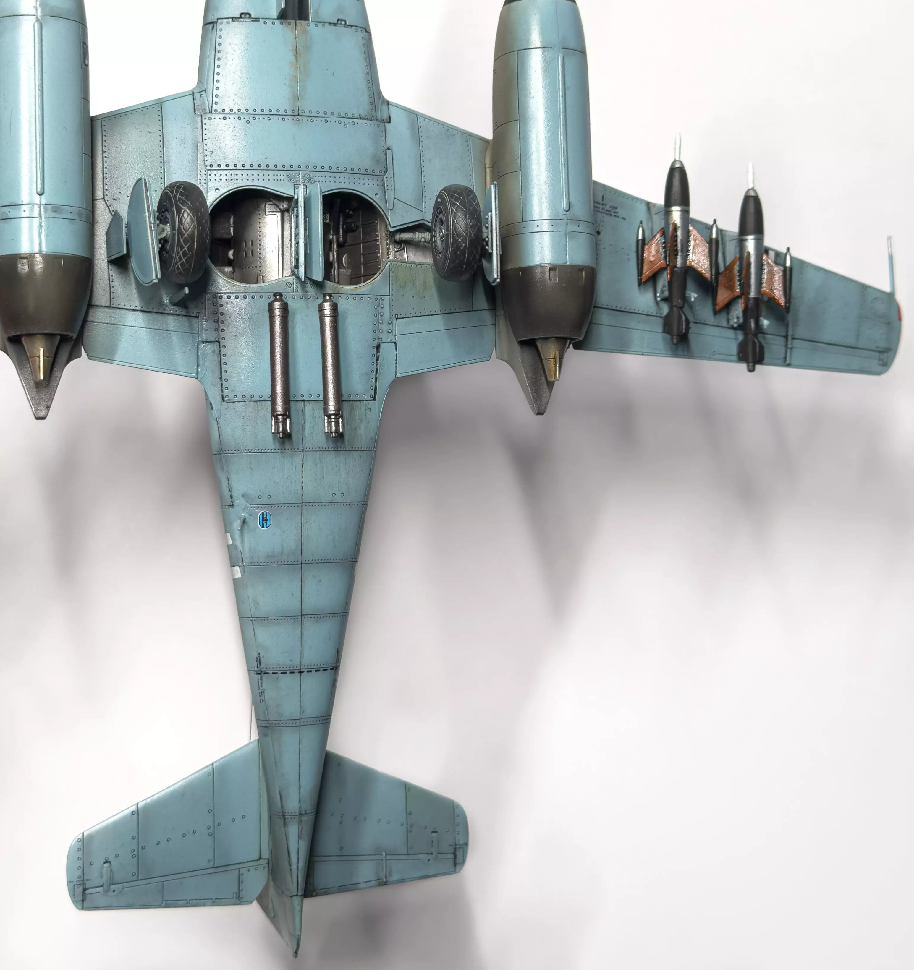 Сборная модель лесовоз с прицепом-роспуском 43204-10