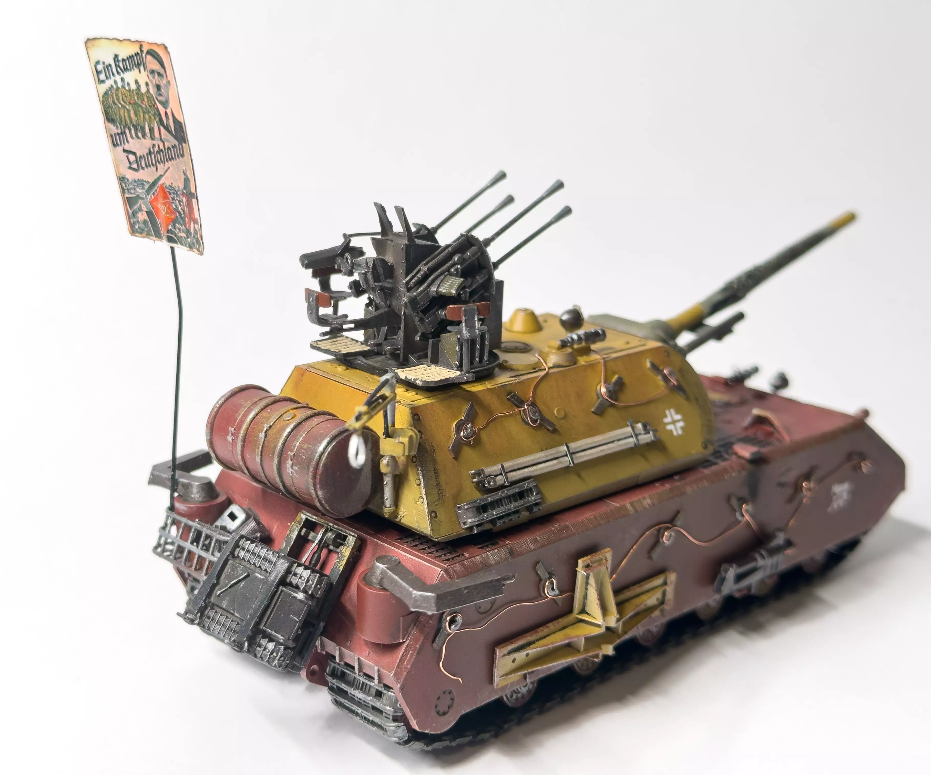 Сборная модель лесовоз с прицепом-роспуском 43204-10