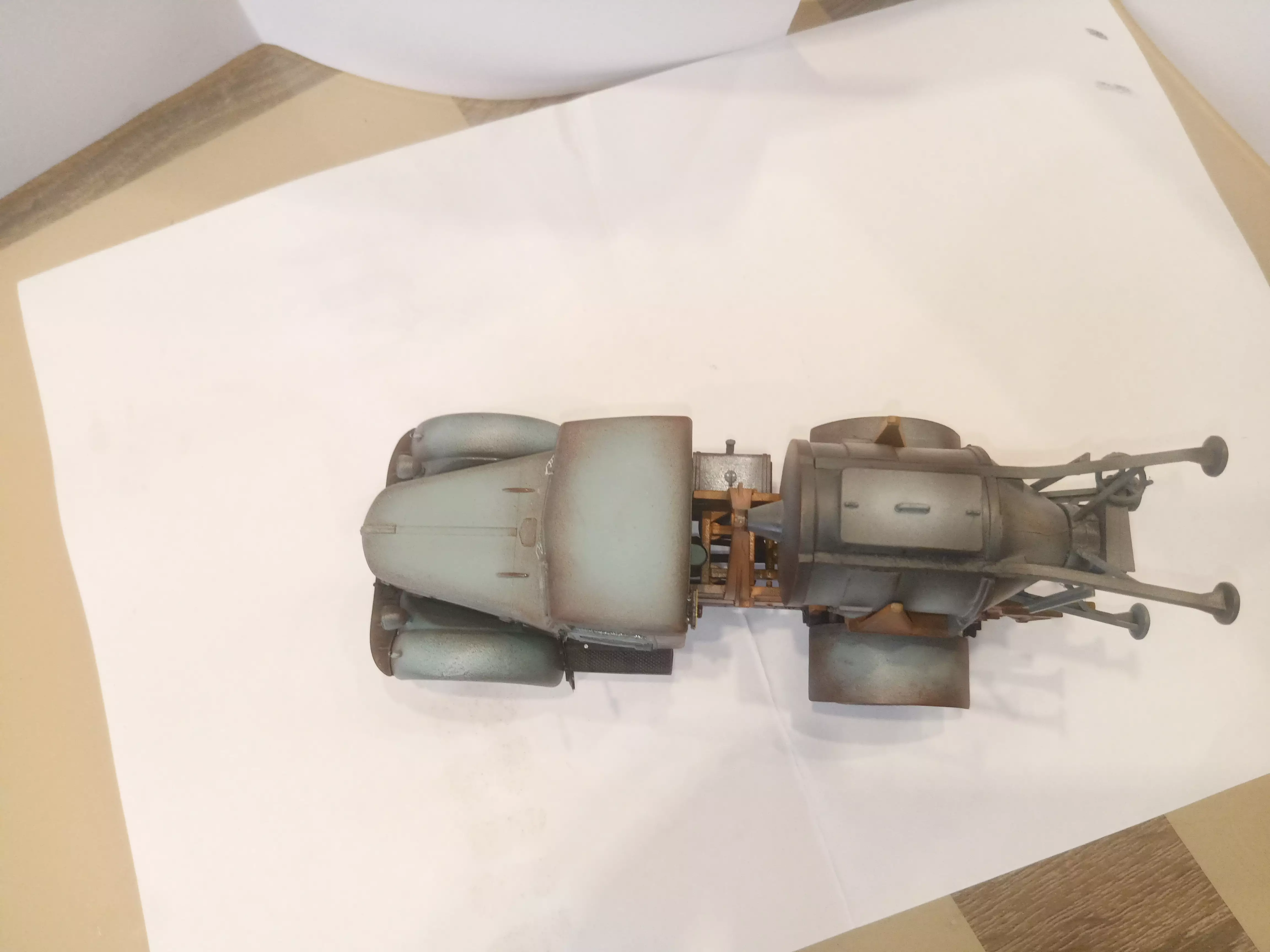 Сборная модель лесовоз с прицепом-роспуском 43204-10