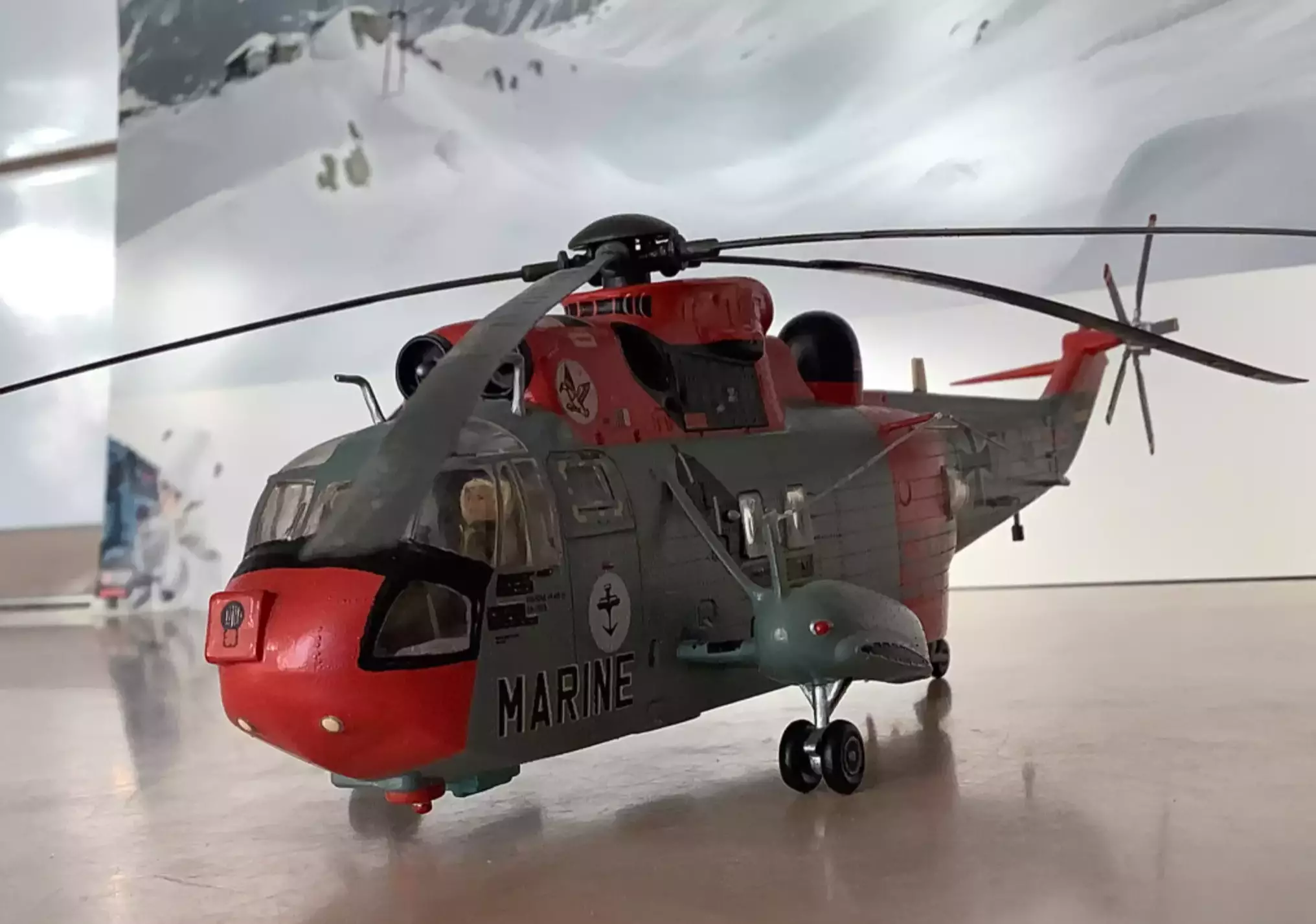 Сборная модель лесовоз с прицепом-роспуском 43204-10