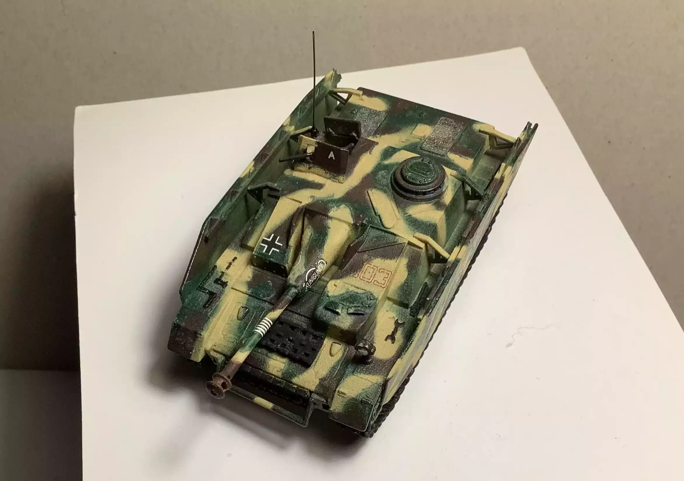 Сборная модель лесовоз с прицепом-роспуском 43204-10