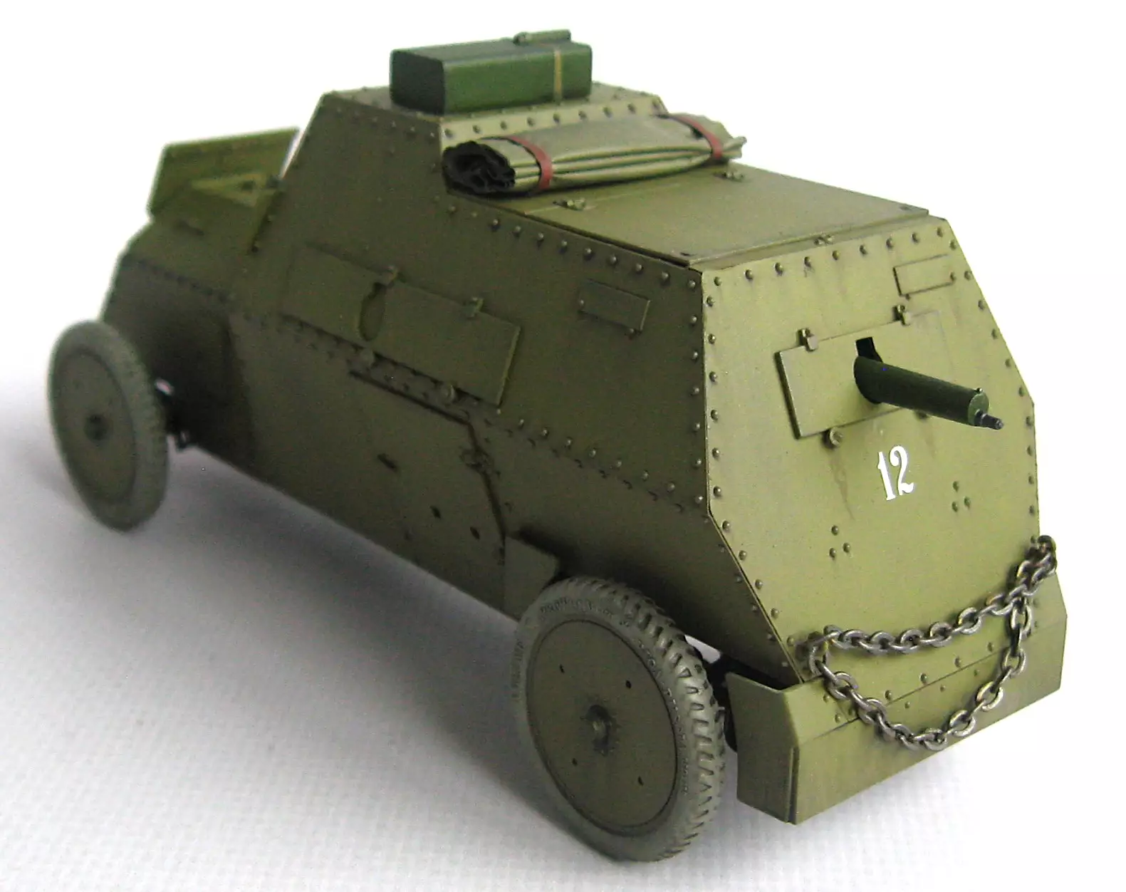 Сборная модель лесовоз с прицепом-роспуском 43204-10