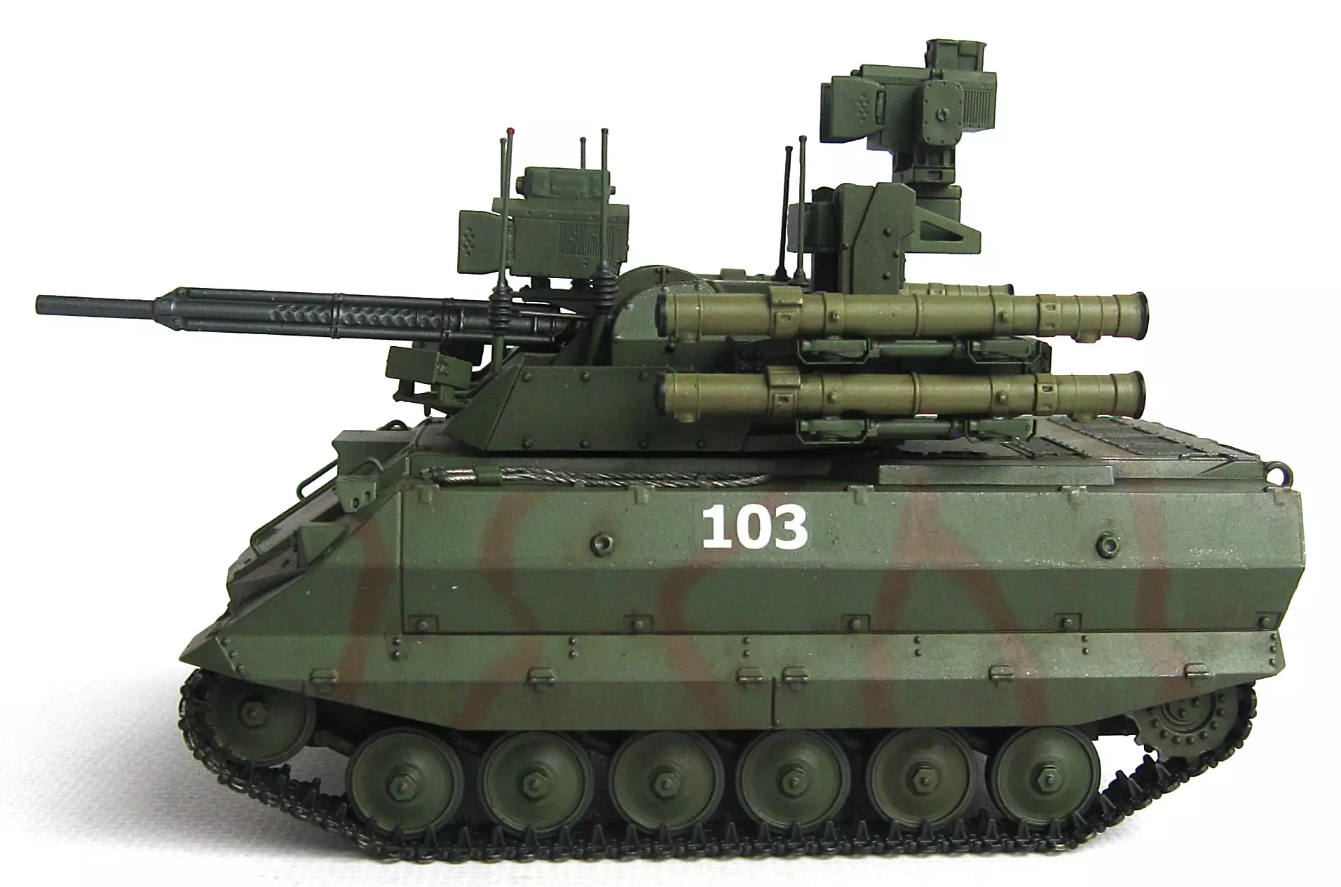 Сборная модель лесовоз с прицепом-роспуском 43204-10