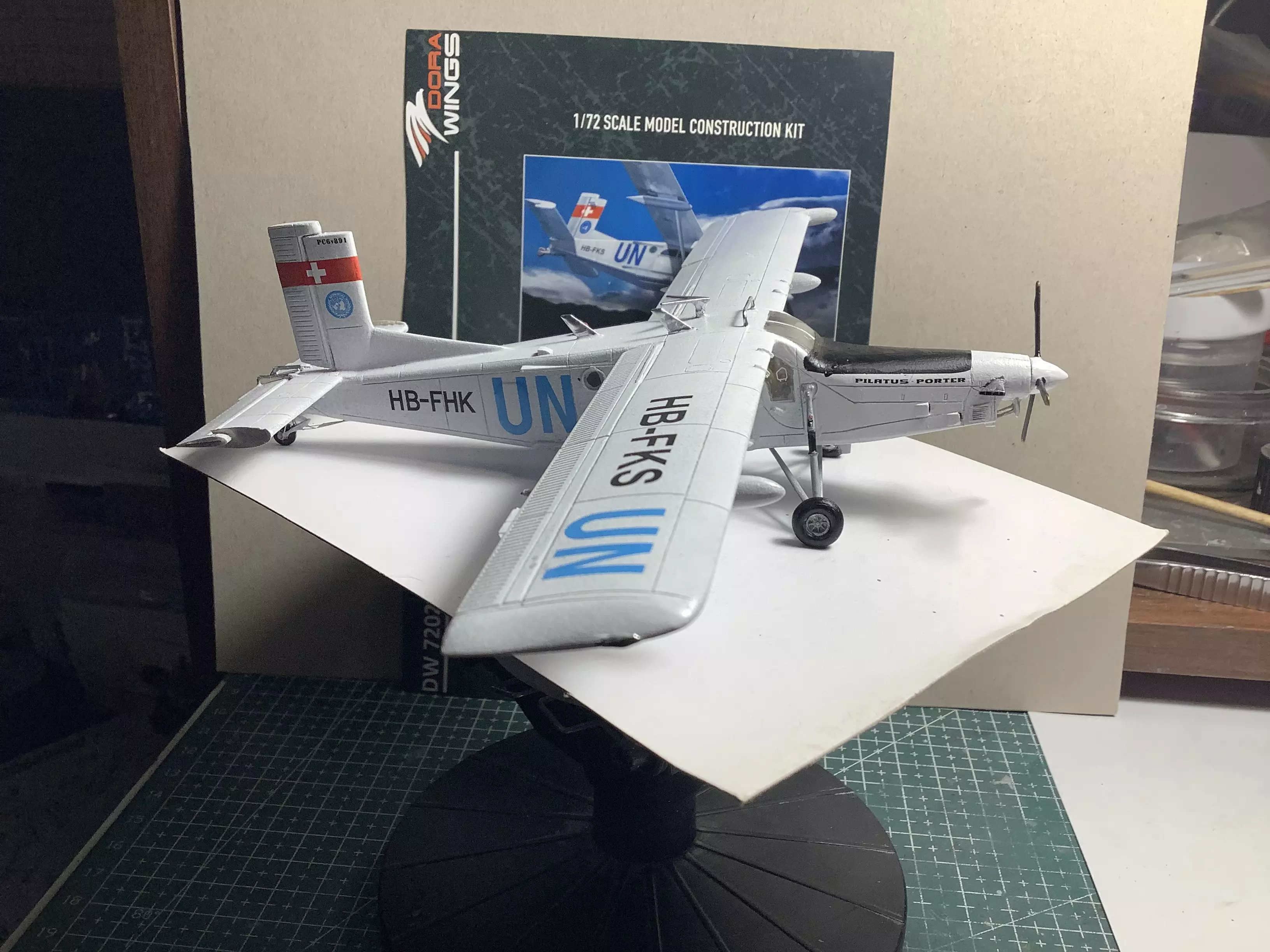 Сборная модель лесовоз с прицепом-роспуском 43204-10