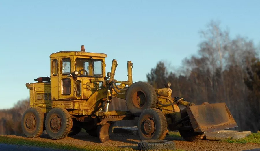 Сборная модель Автогрейдер Д-598