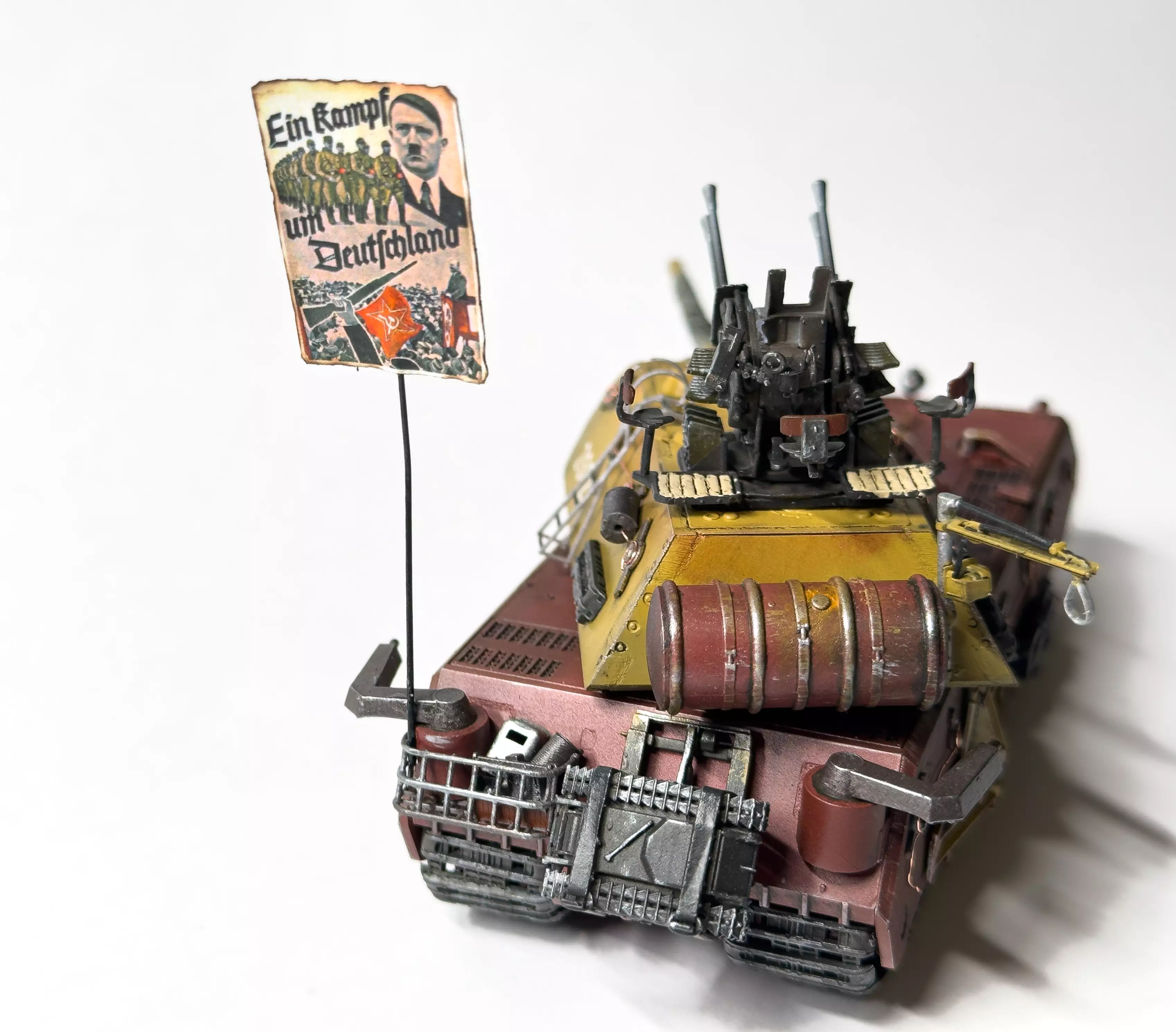 Сборная модель лесовоз с прицепом-роспуском 43204-10