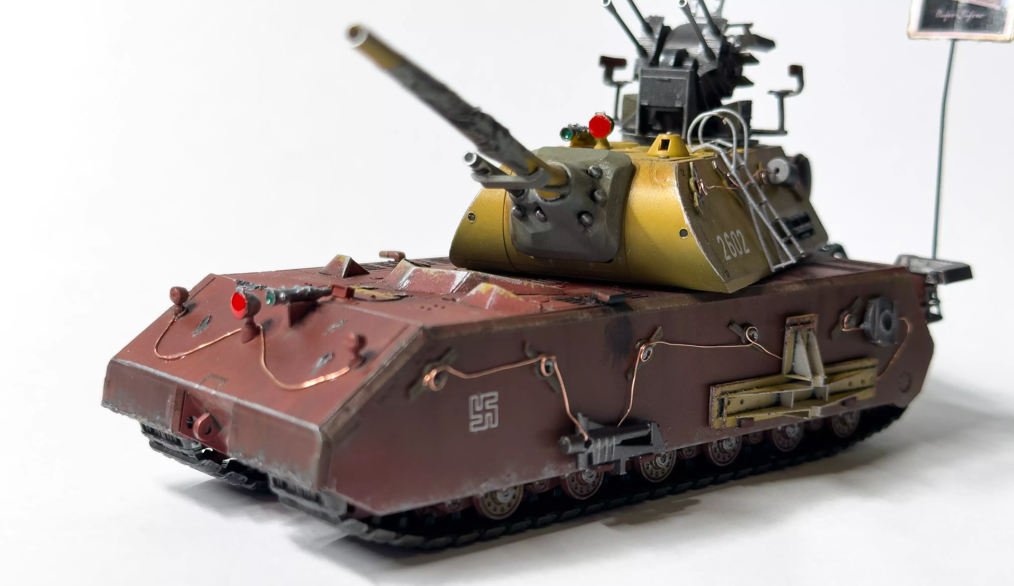 Сборная модель лесовоз с прицепом-роспуском 43204-10