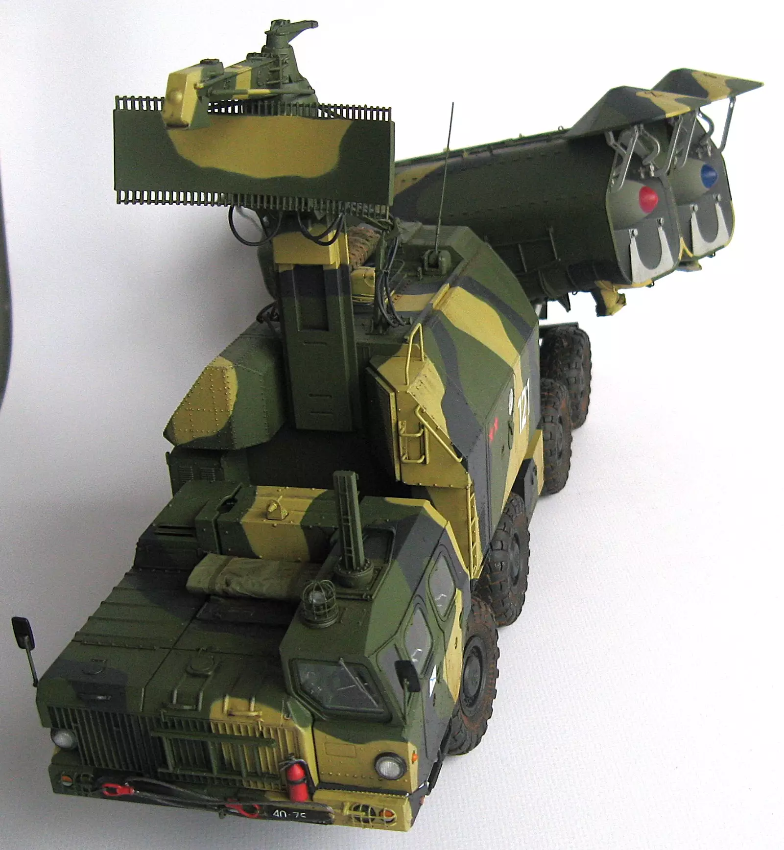 Сборная модель лесовоз с прицепом-роспуском 43204-10