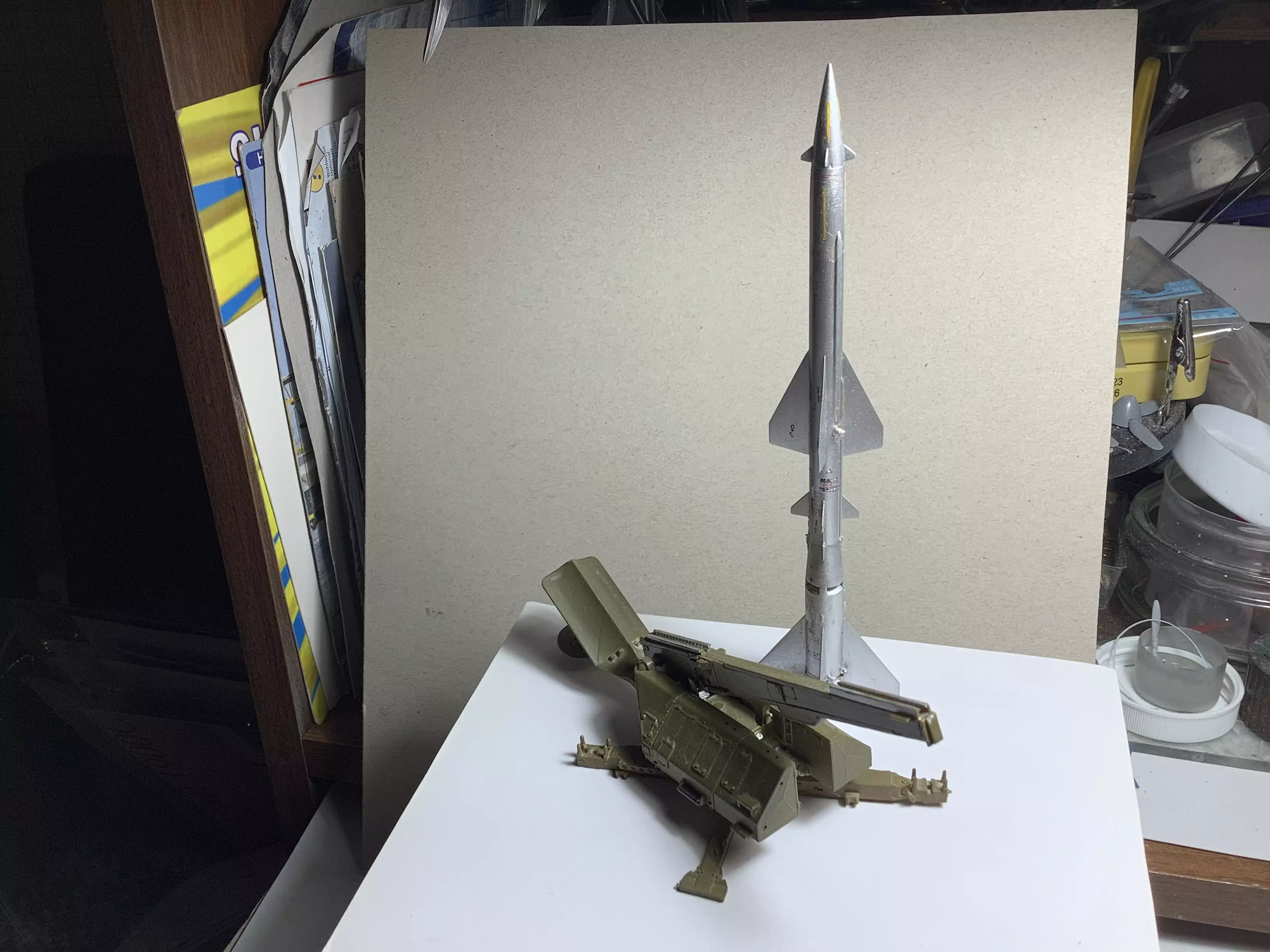 Сборная модель лесовоз с прицепом-роспуском 43204-10