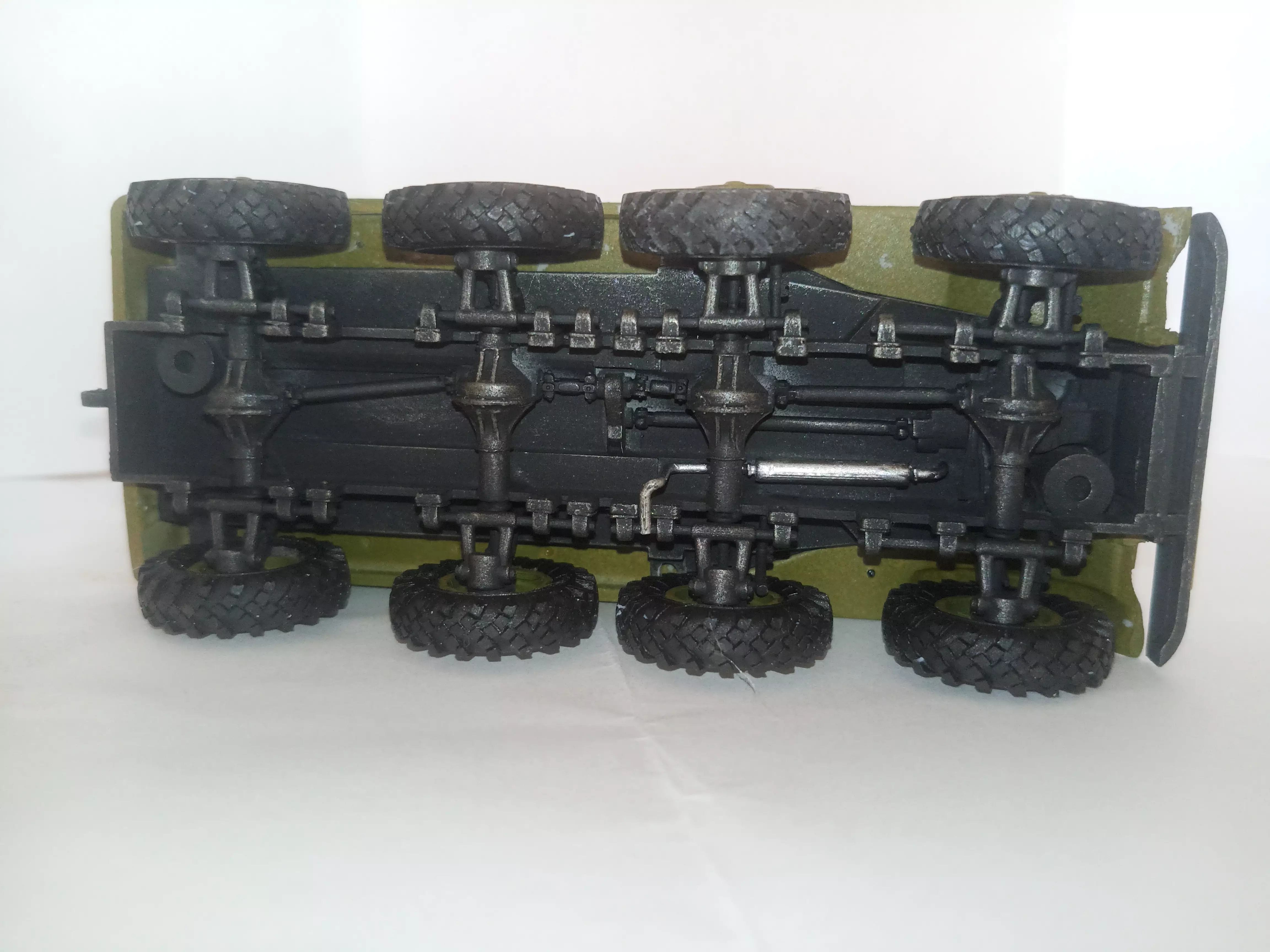 Сборная модель лесовоз с прицепом-роспуском 43204-10