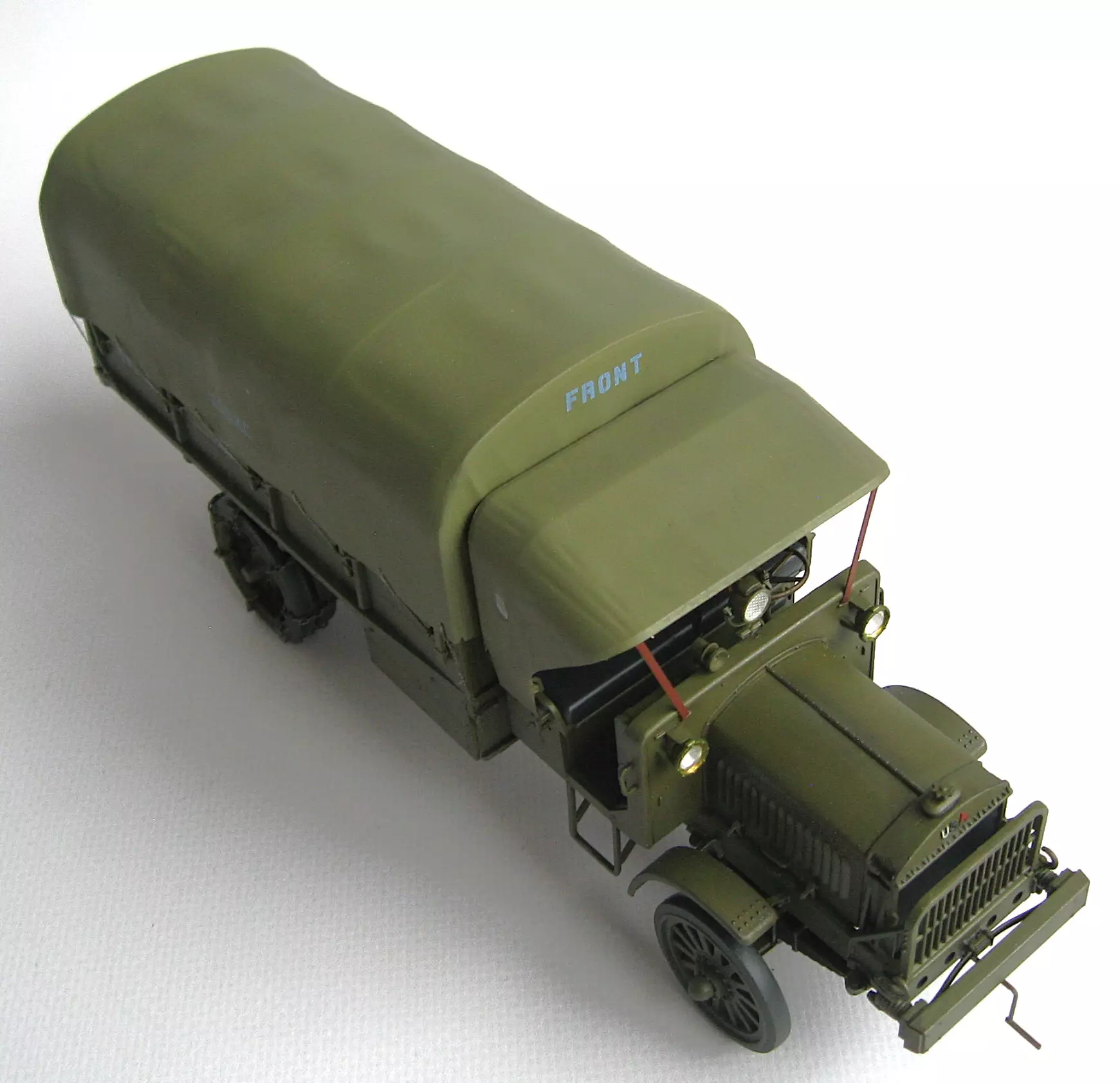 Сборная модель лесовоз с прицепом-роспуском 43204-10