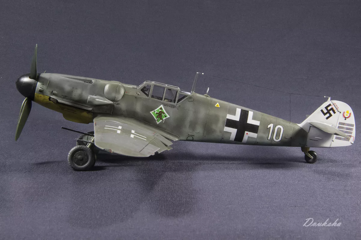 Немецкий истребитель Мессершмитт BF-109G6