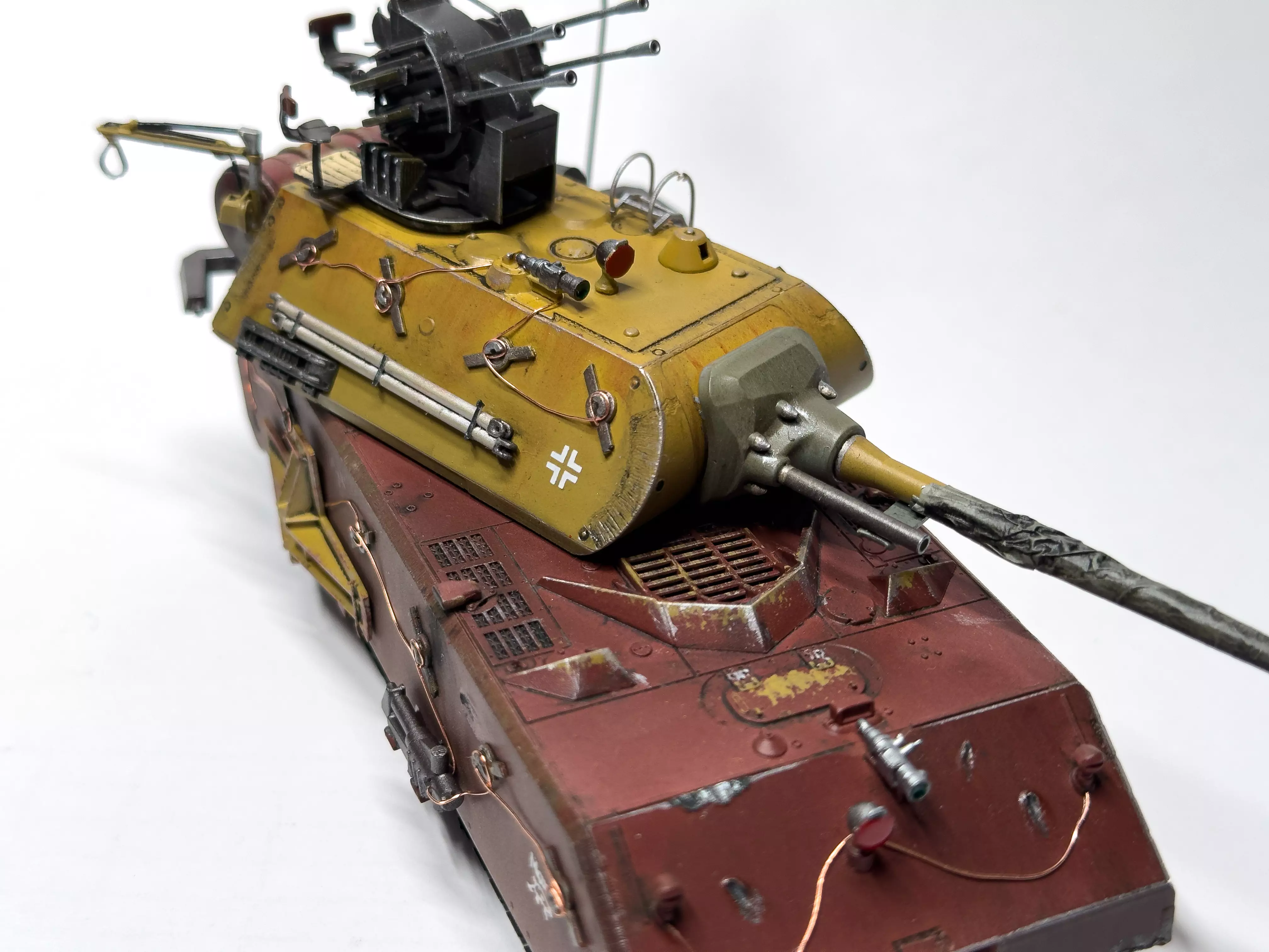 Сборная модель лесовоз с прицепом-роспуском 43204-10