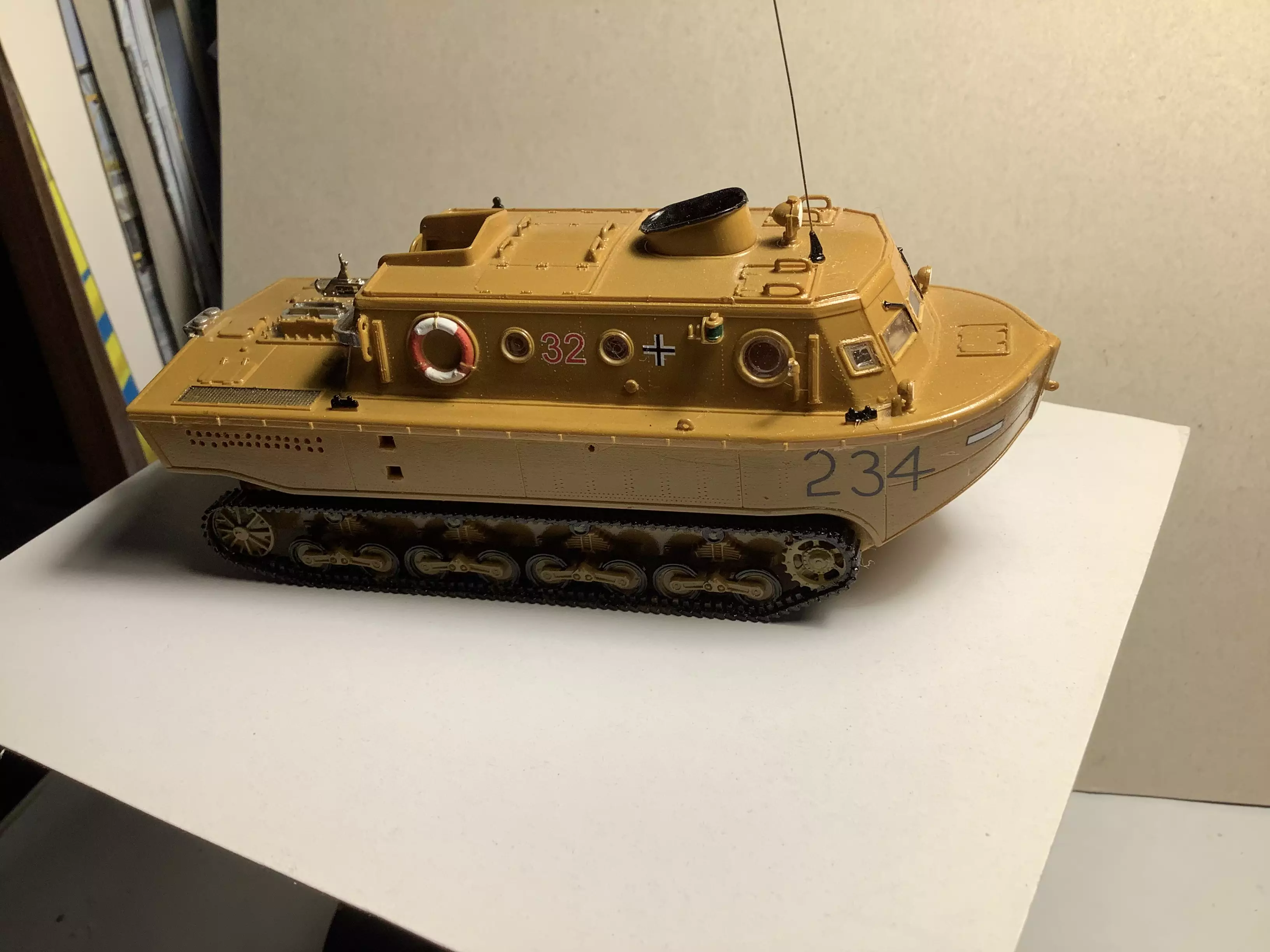 German Land-Wasser-Schlepper (LWS) amphibious tractor Early production