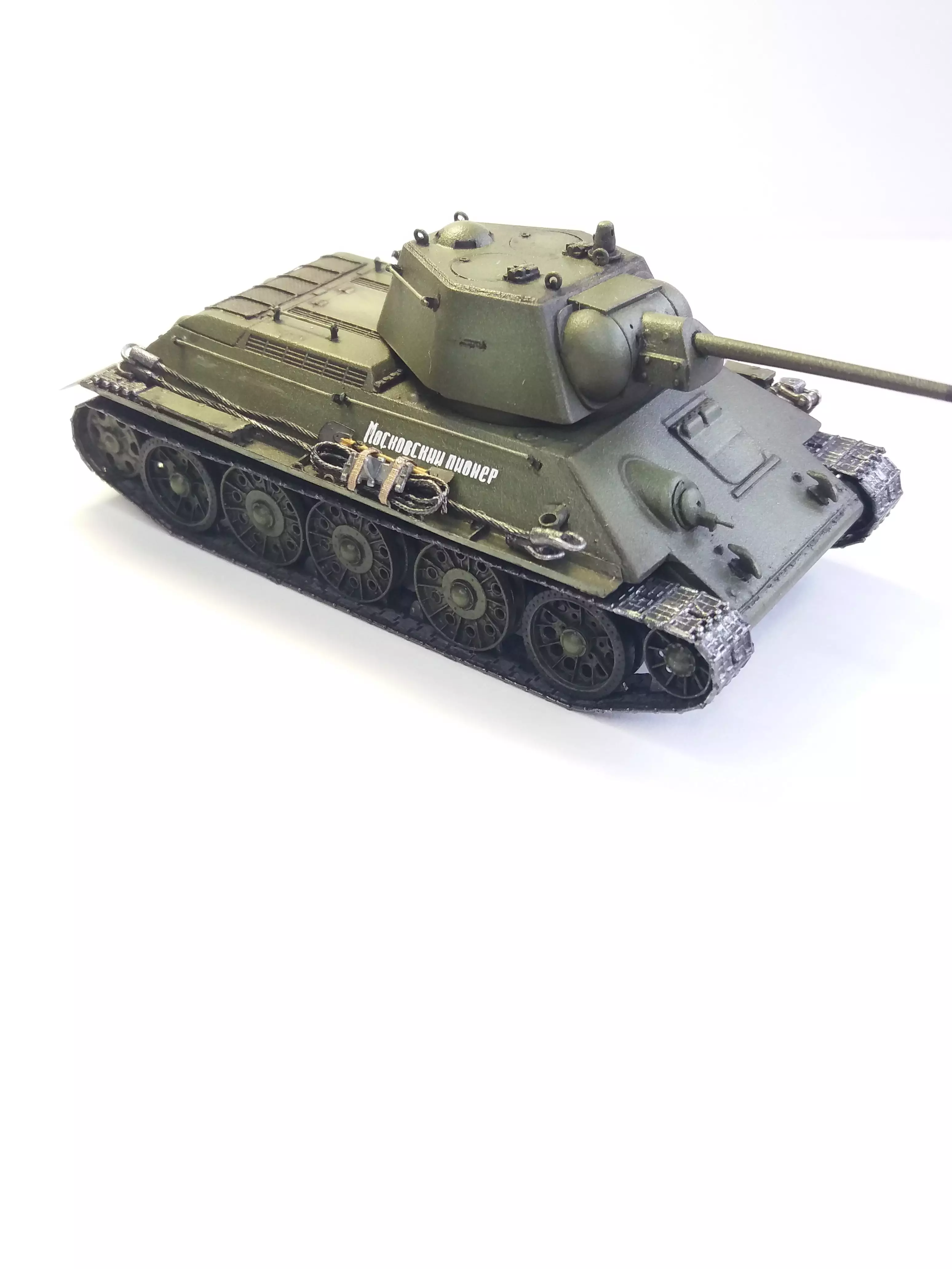 Сборная модель лесовоз с прицепом-роспуском 43204-10