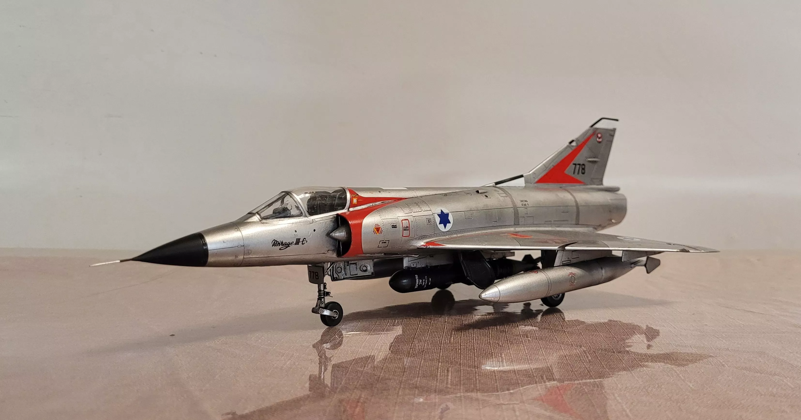 Самолет MIRAGE III CJ mig killer (ВВС Израиля)