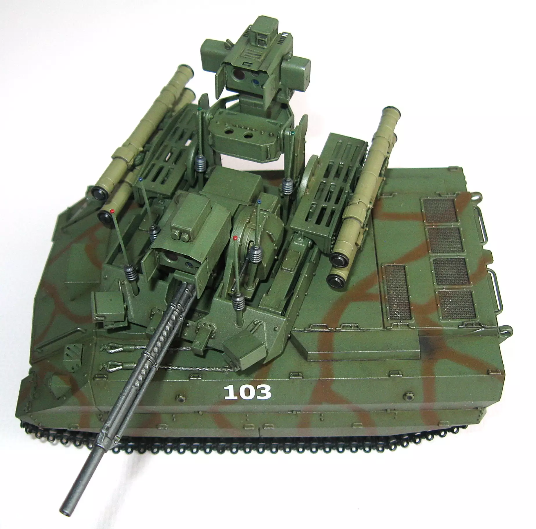 Сборная модель лесовоз с прицепом-роспуском 43204-10