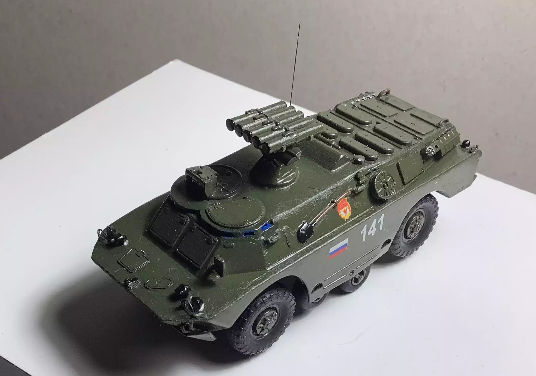 Сборная модель лесовоз с прицепом-роспуском 43204-10