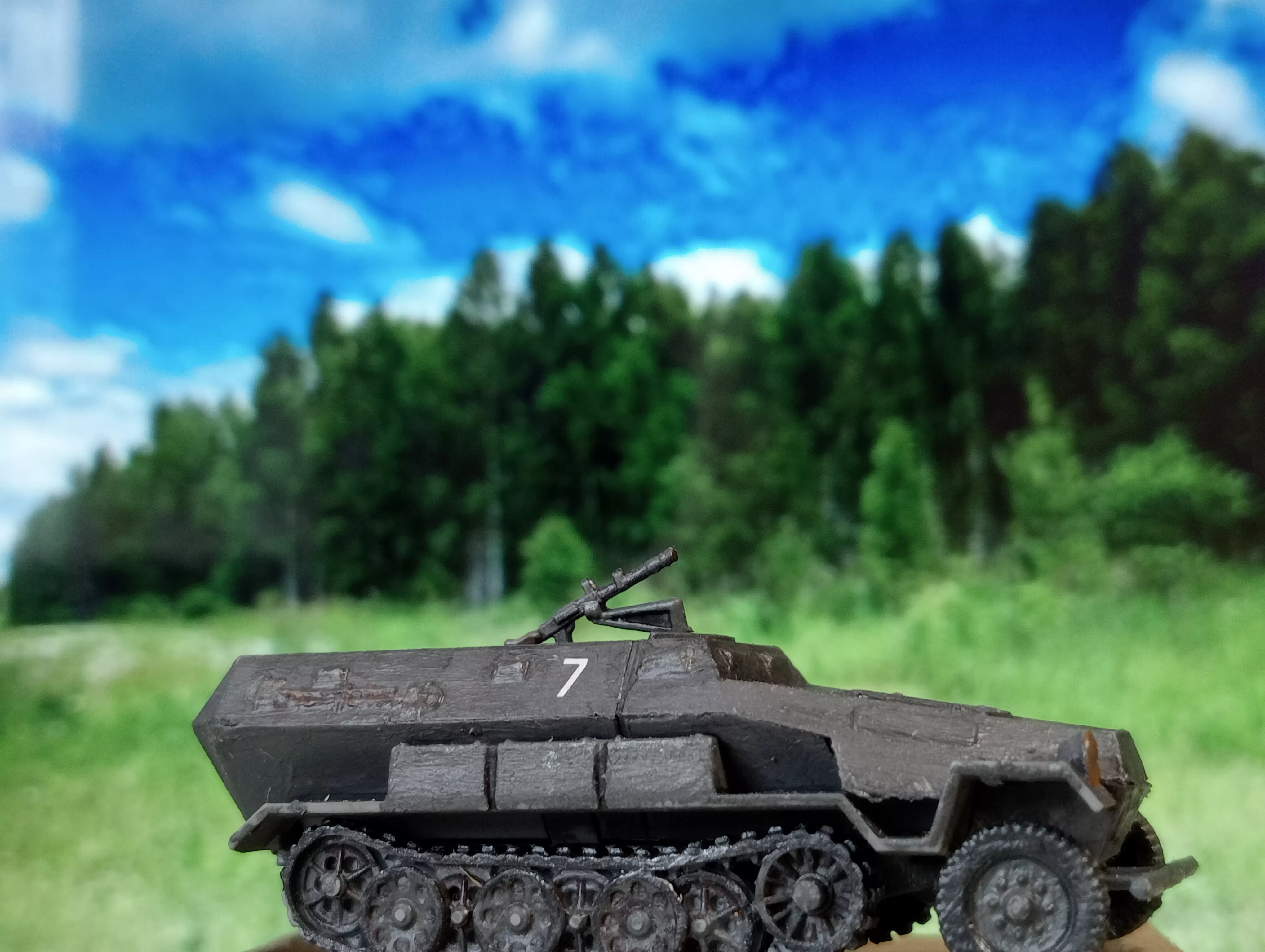 Немецкий бронетранспортер Sd.Ktz.251/1 Ausf.B "Ханомаг"