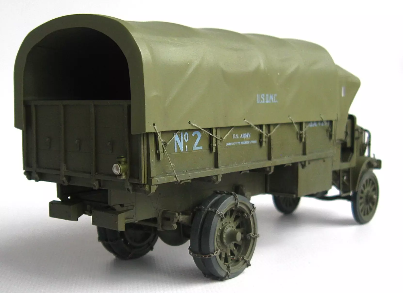 Сборная модель лесовоз с прицепом-роспуском 43204-10