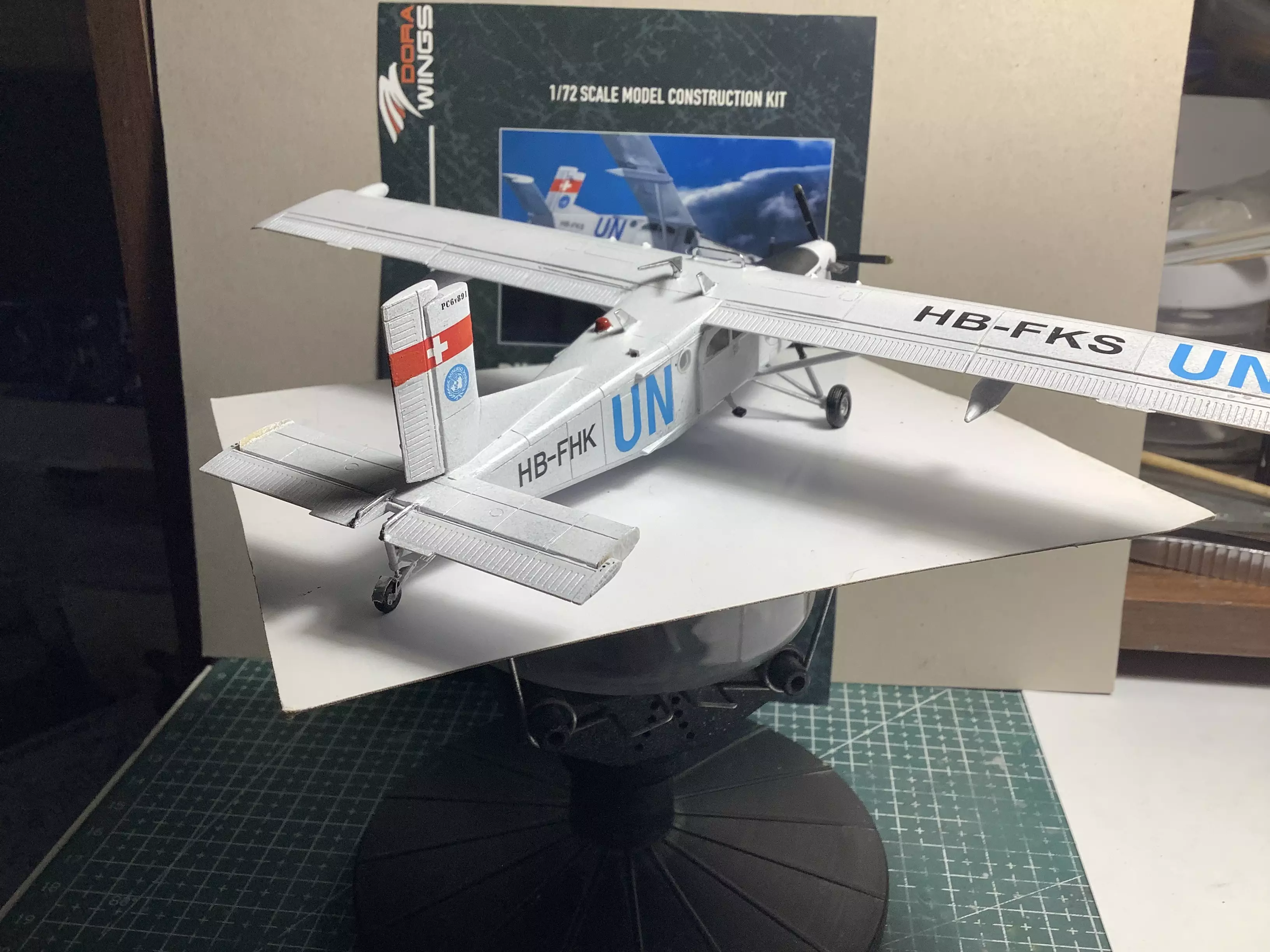 Сборная модель лесовоз с прицепом-роспуском 43204-10