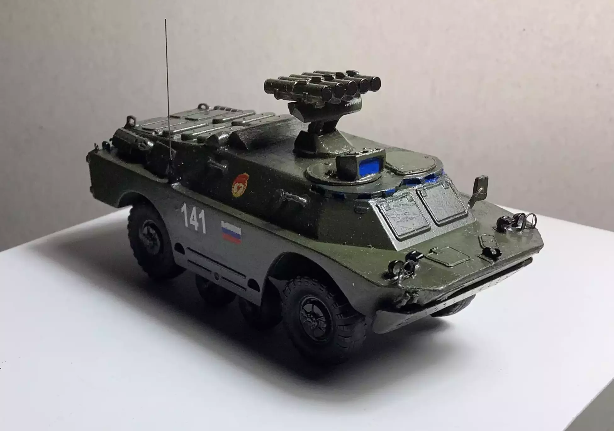 Сборная модель лесовоз с прицепом-роспуском 43204-10