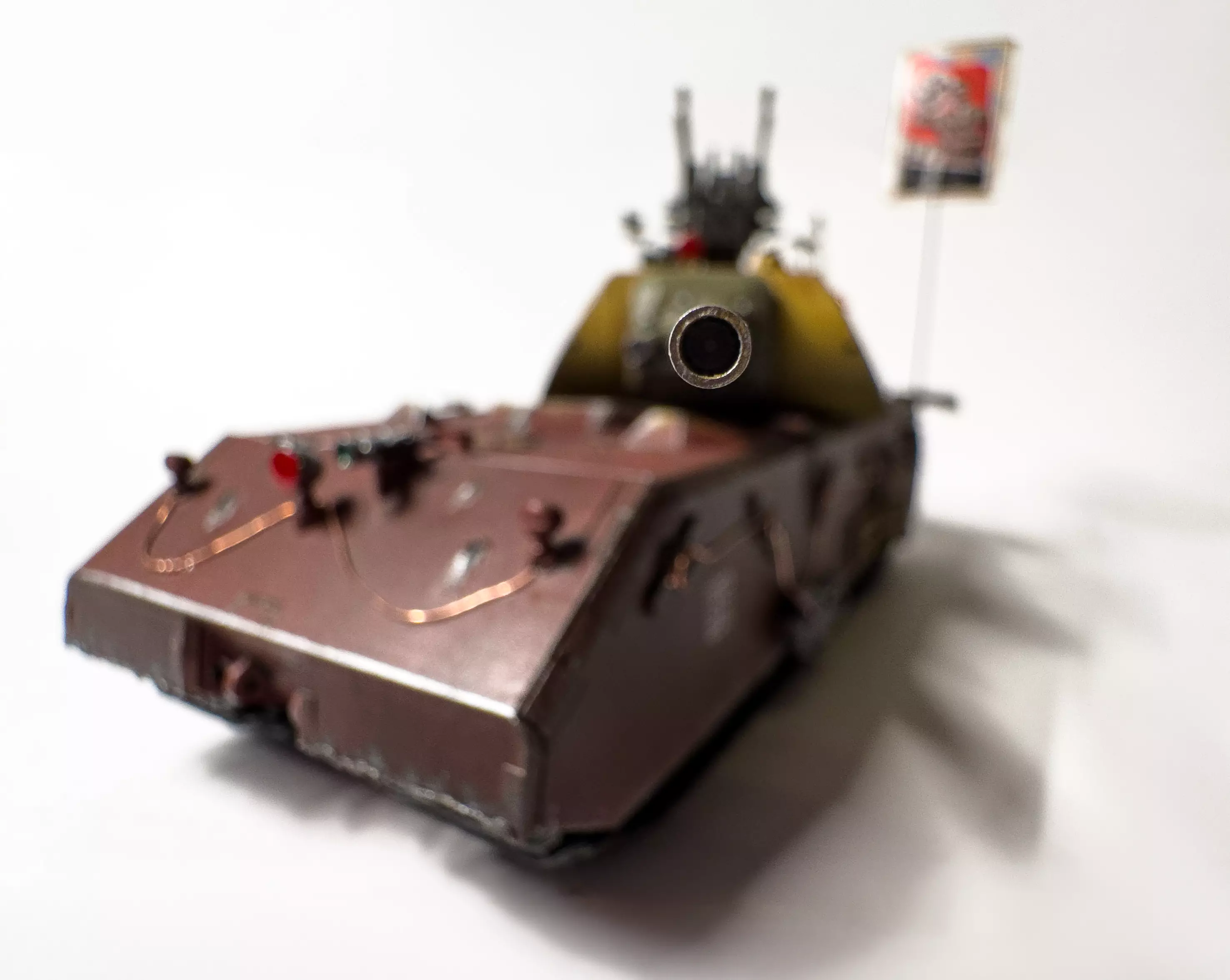 Сборная модель лесовоз с прицепом-роспуском 43204-10